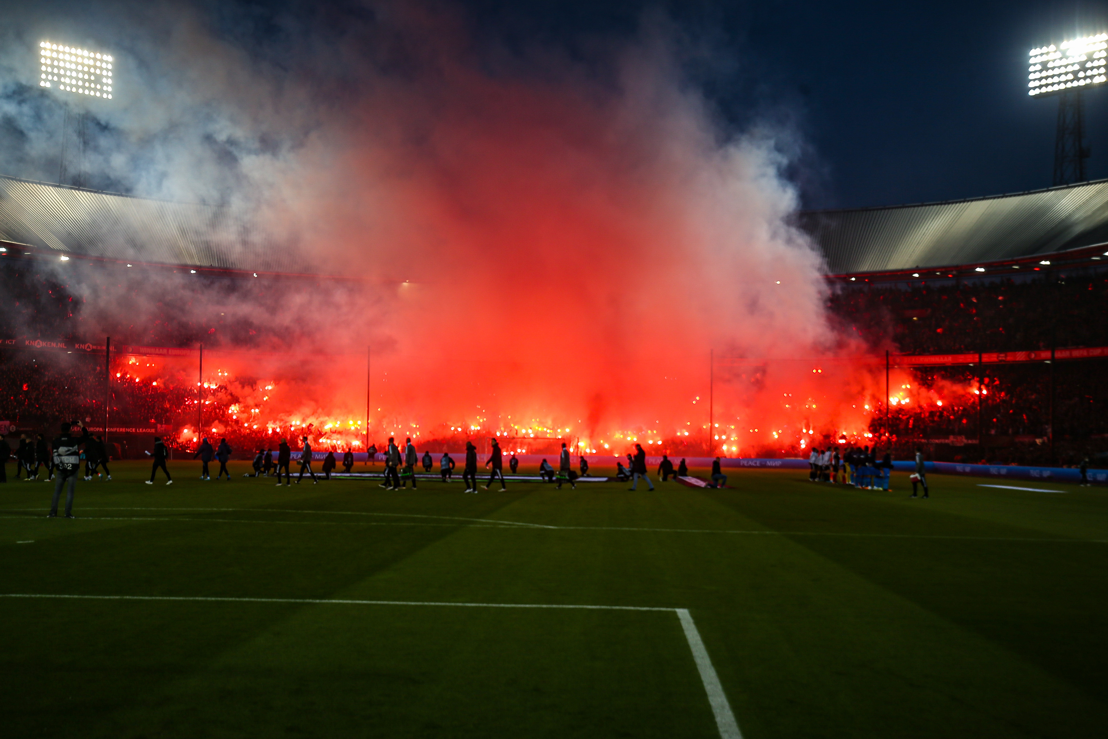 Feyenoord sluit vak Z tijdens Champions League