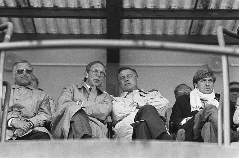 Gerard Kerkum met Hans Kraaij Sr.