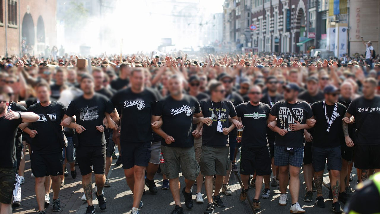 Rotterdam verwelkomt 1200 Sturm Graz supporters