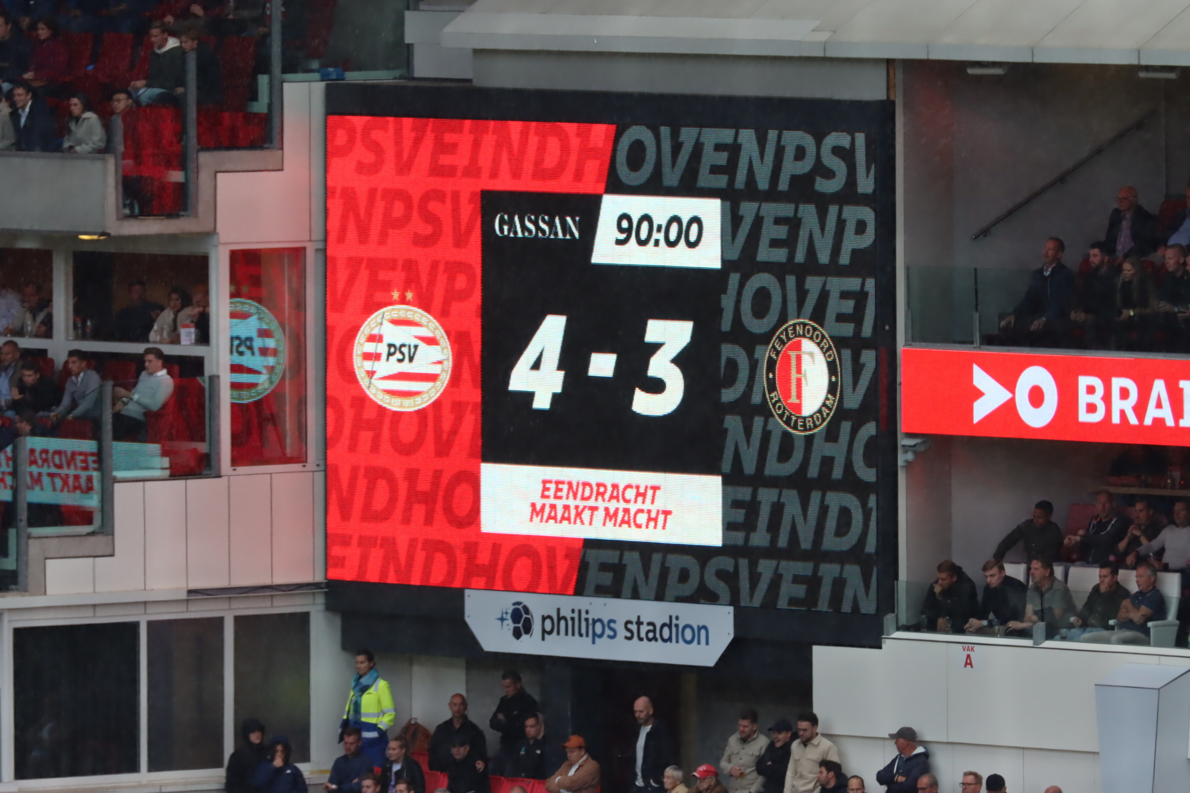 Fotoverslag PSV - Feyenoord (4-3)