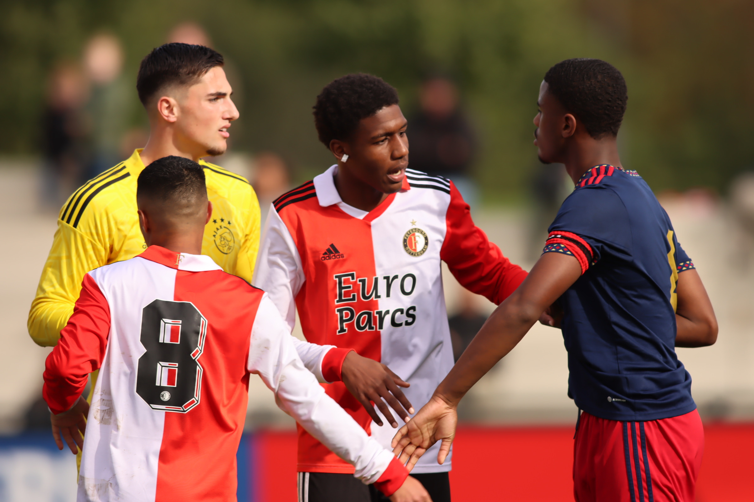 Feyenoord O18 speelt gelijk tegen Ajax O18 (1-1)