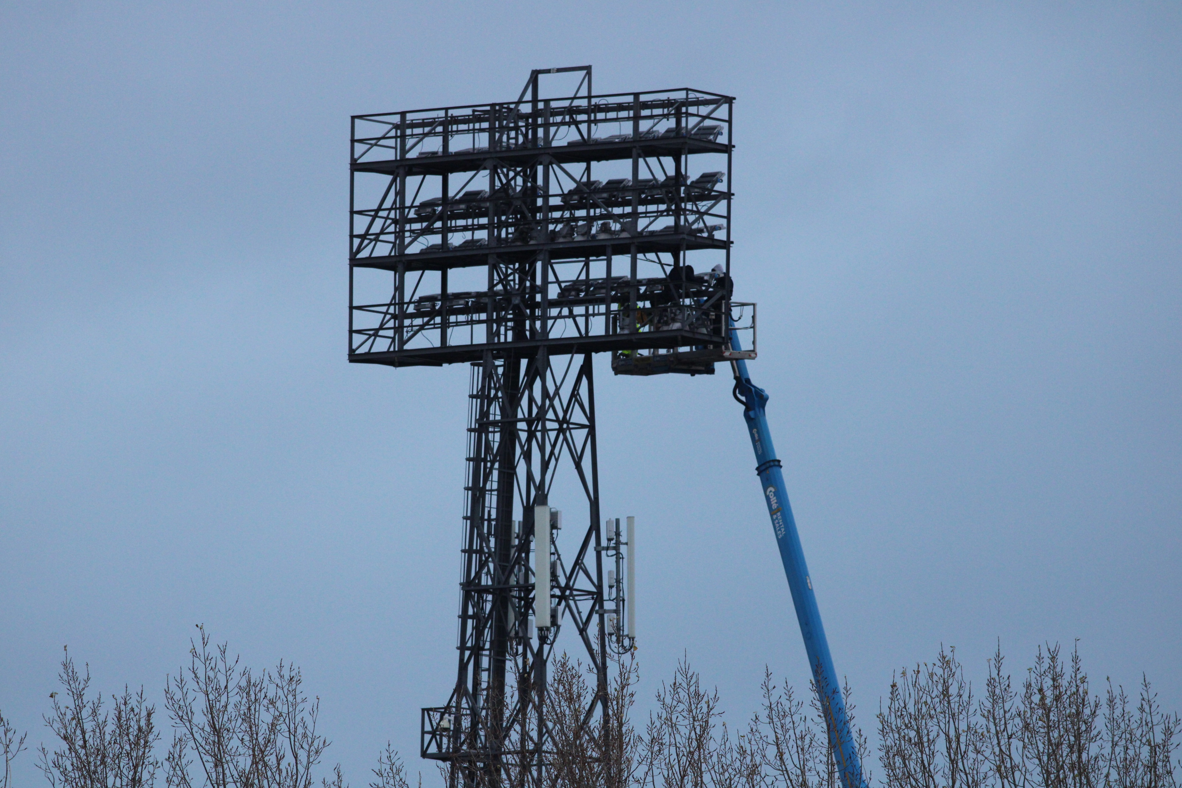 LED-lichtshow geïntroduceerd in De Kuip