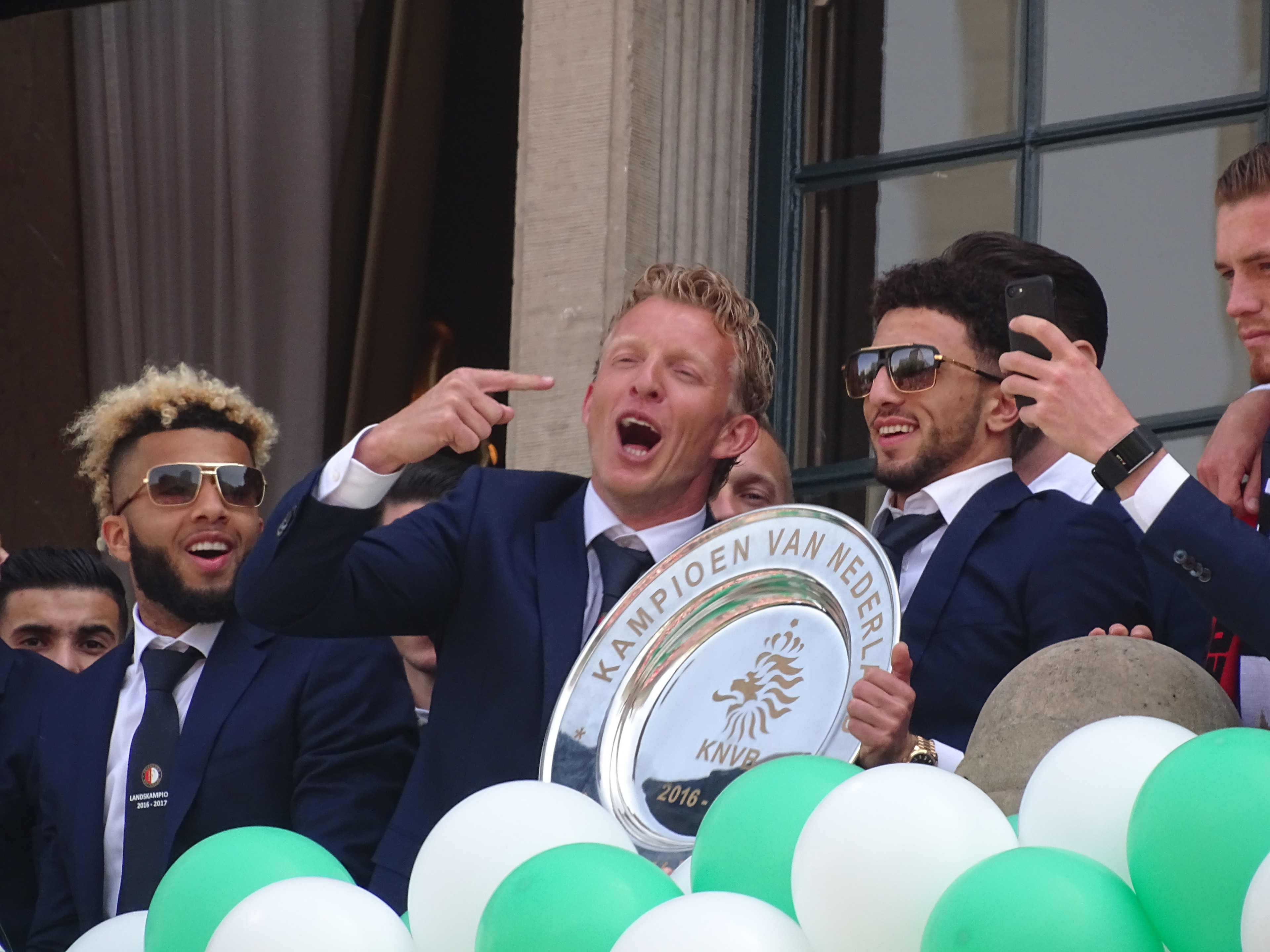 Dirk Kuyt Huldiging Feyenoord Kampioen (Jim Breeman Sports Photography)