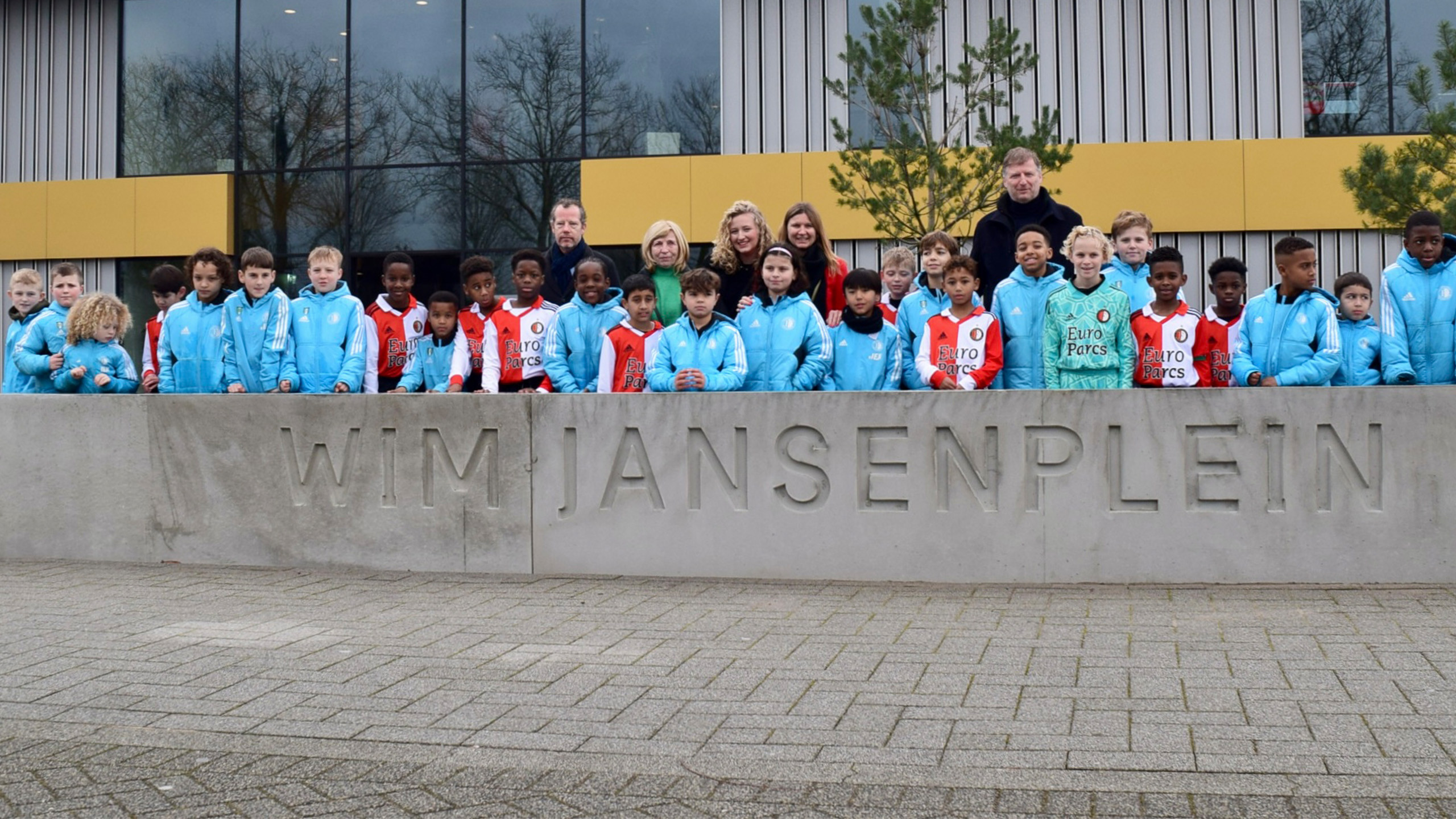 Wim Jansenplein officieel onthuld op Varkenoord