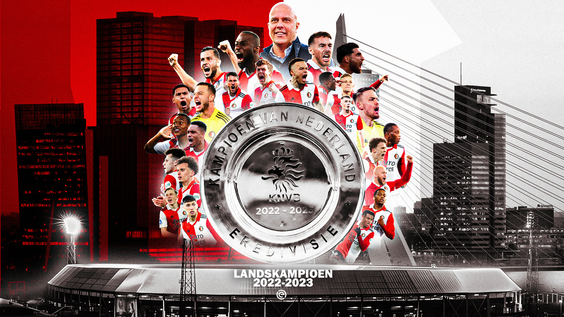 FEYENOORD IS KAMPIOEN VAN NEDERLAND!