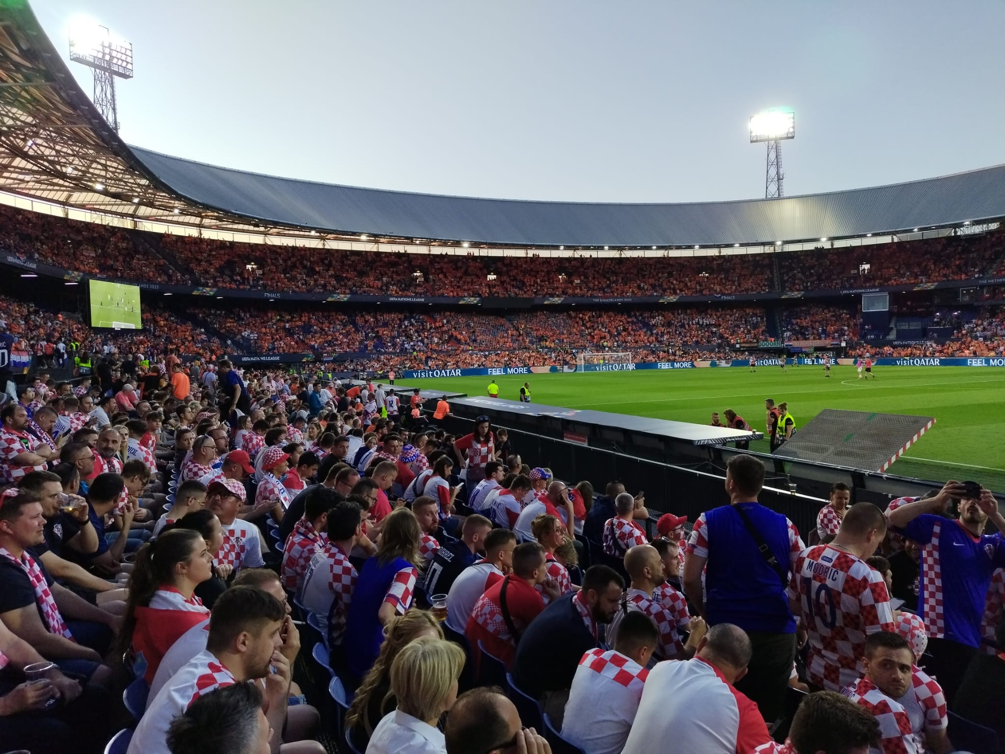 Oranje verliest na verlenging van Kroatië in De Kuip