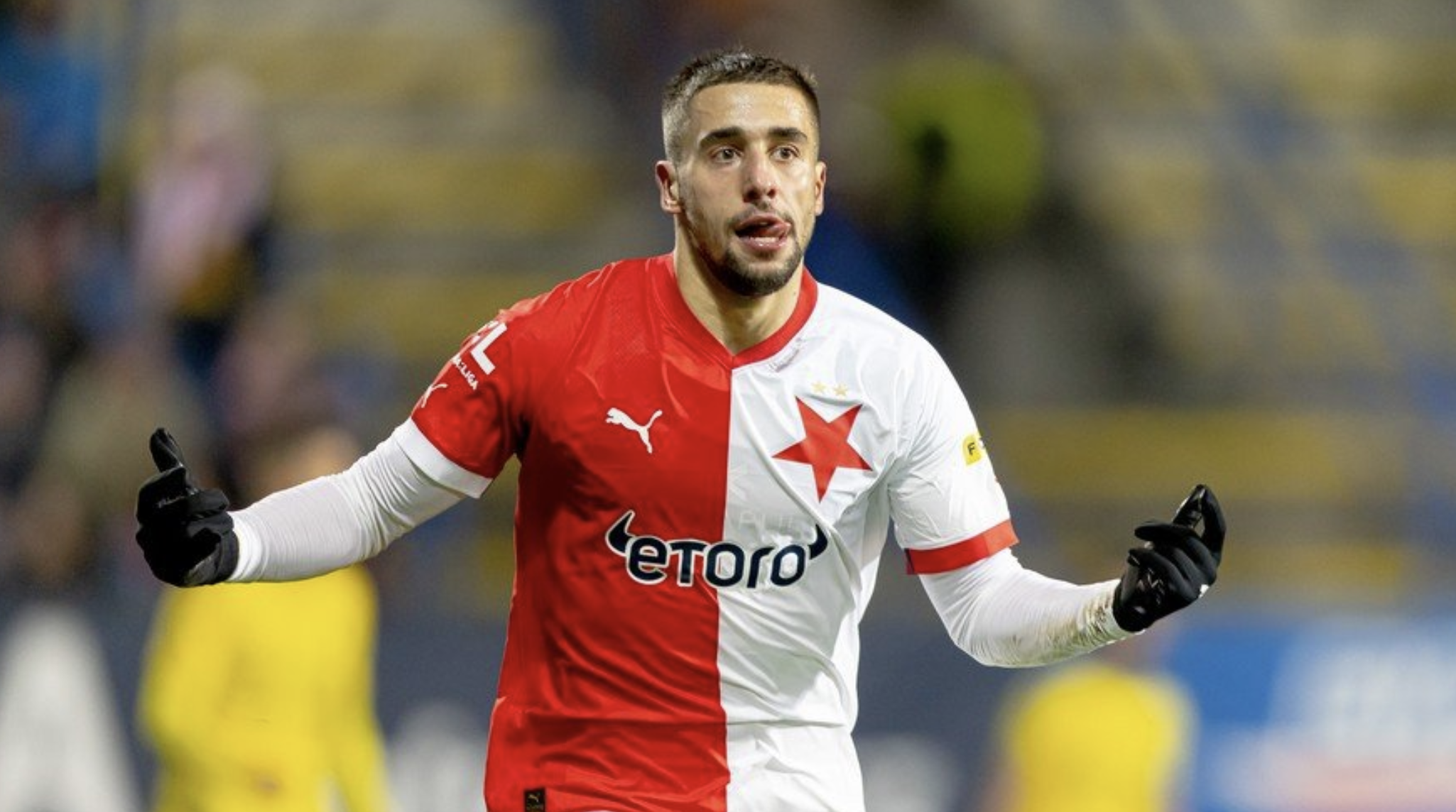 Slavia-trainer over vertrek Lingr: "Nu hij naar Feyenoord gaat, kan ik het beter verdragen"