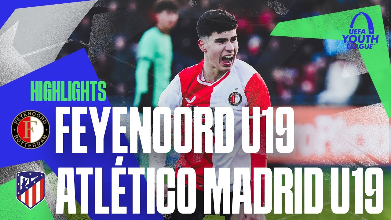 Samenvatting Feyenoord O19 - Atlético Madrid O19 (0-1)