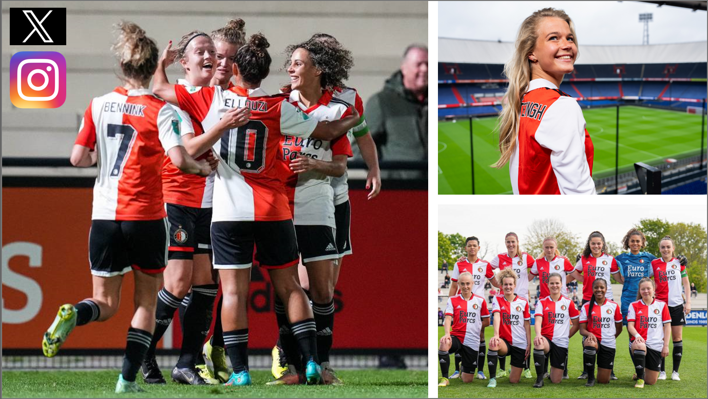 1908.nl Vrouwen | Volg en mis niks van Feyenoord V1 op social media