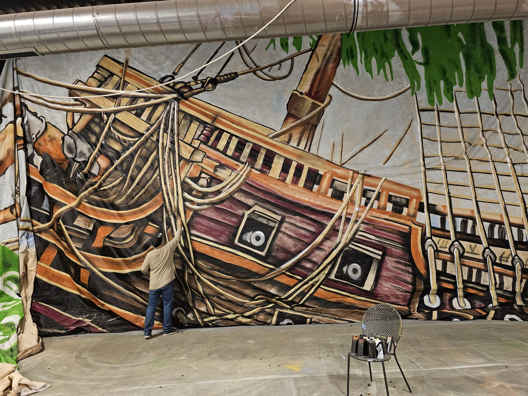 THE MAKING OF • Het ontstaan van de sfeeractie 'De ondergang van Rock de Braziliaan'