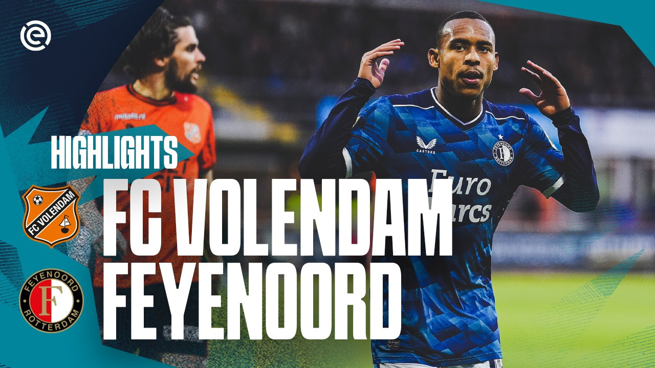 Video • Samenvatting Volendam - Feyenoord (0-0)
