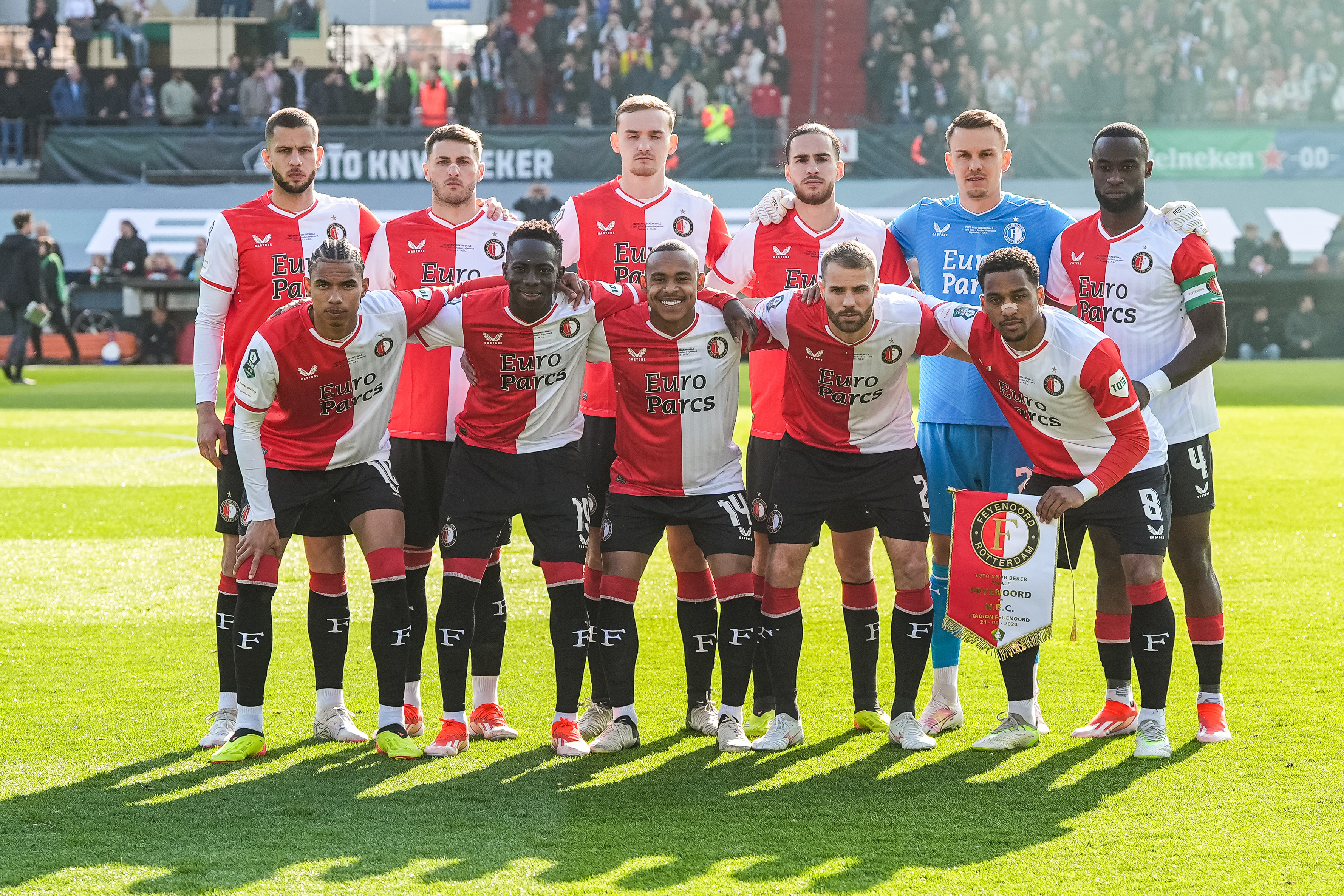 Bekerfinale 2024 - Teamfoto, Feyenoord - NEC, 21 april 2024