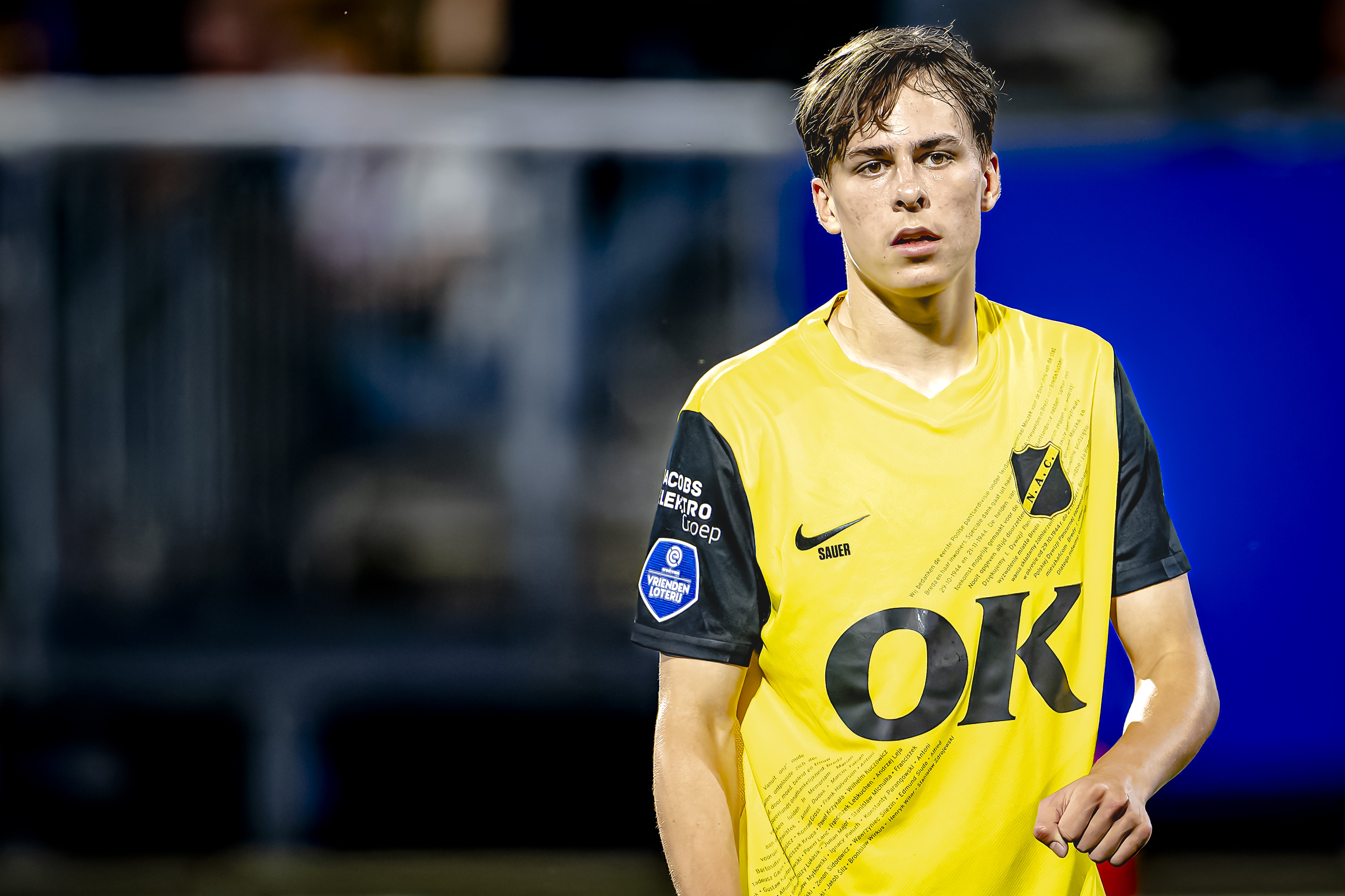 Sauer weer trefzeker bij NAC: "Mijn grootste ambitie is om te slagen bij Feyenoord"