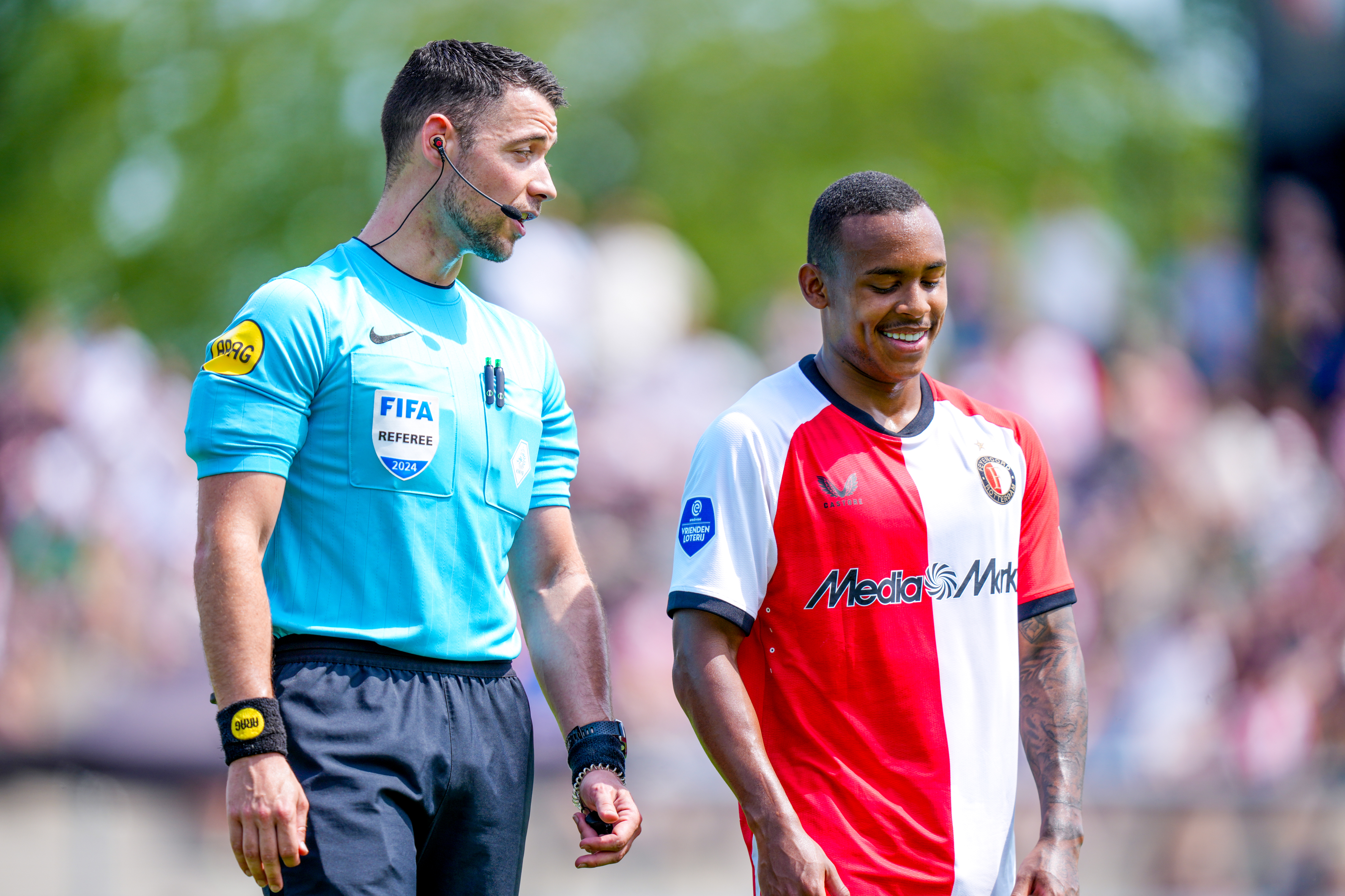 Marc Nagtegaal heeft de leiding over Almere City - Feyenoord