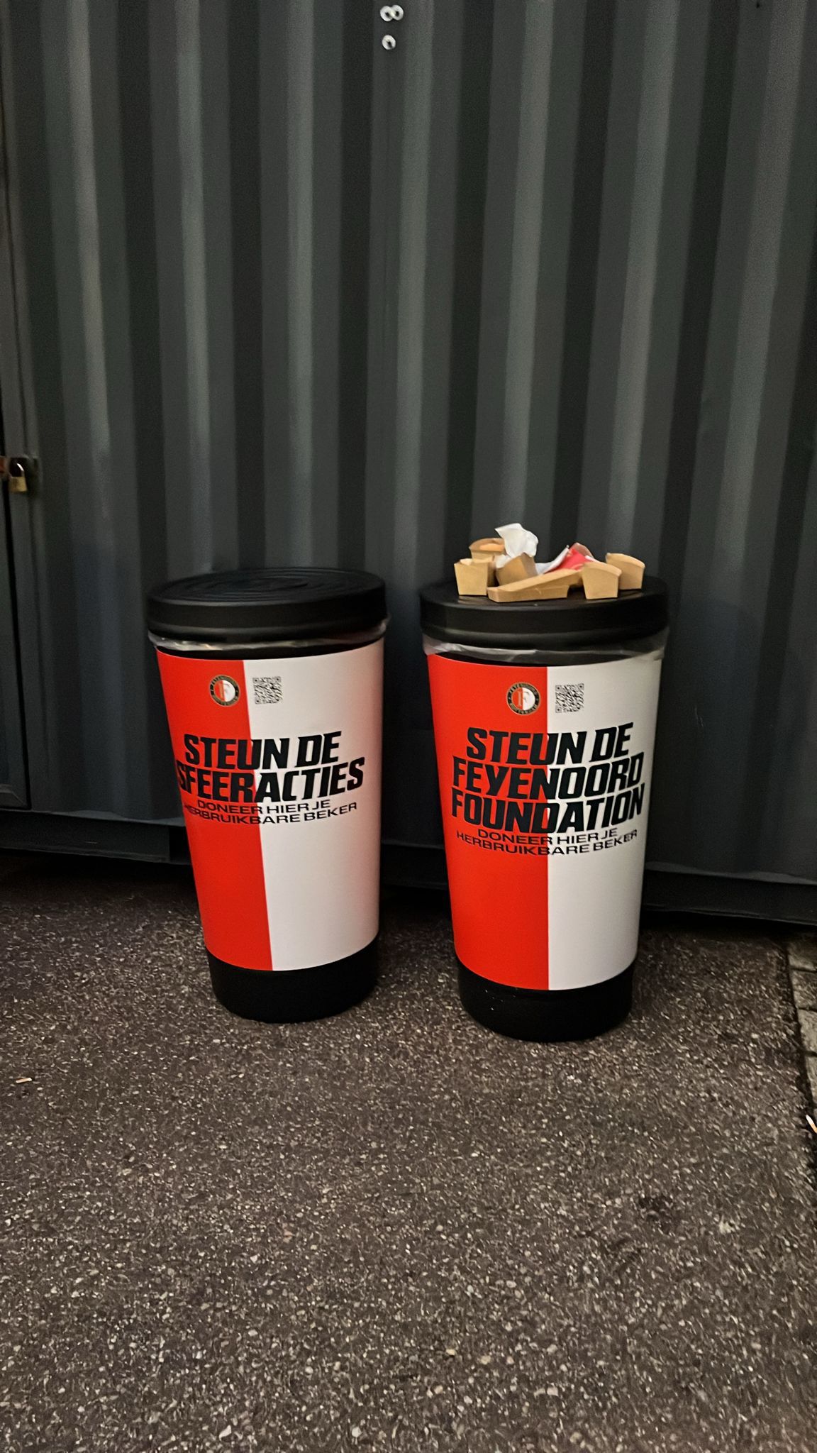 Update: Donaties van drinkbekermunten door de club naar Foundation en sfeeracties