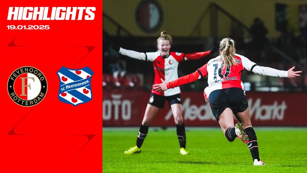 Highlights • Feyenoord V1 wint thuis tegen sc Heerenveen
