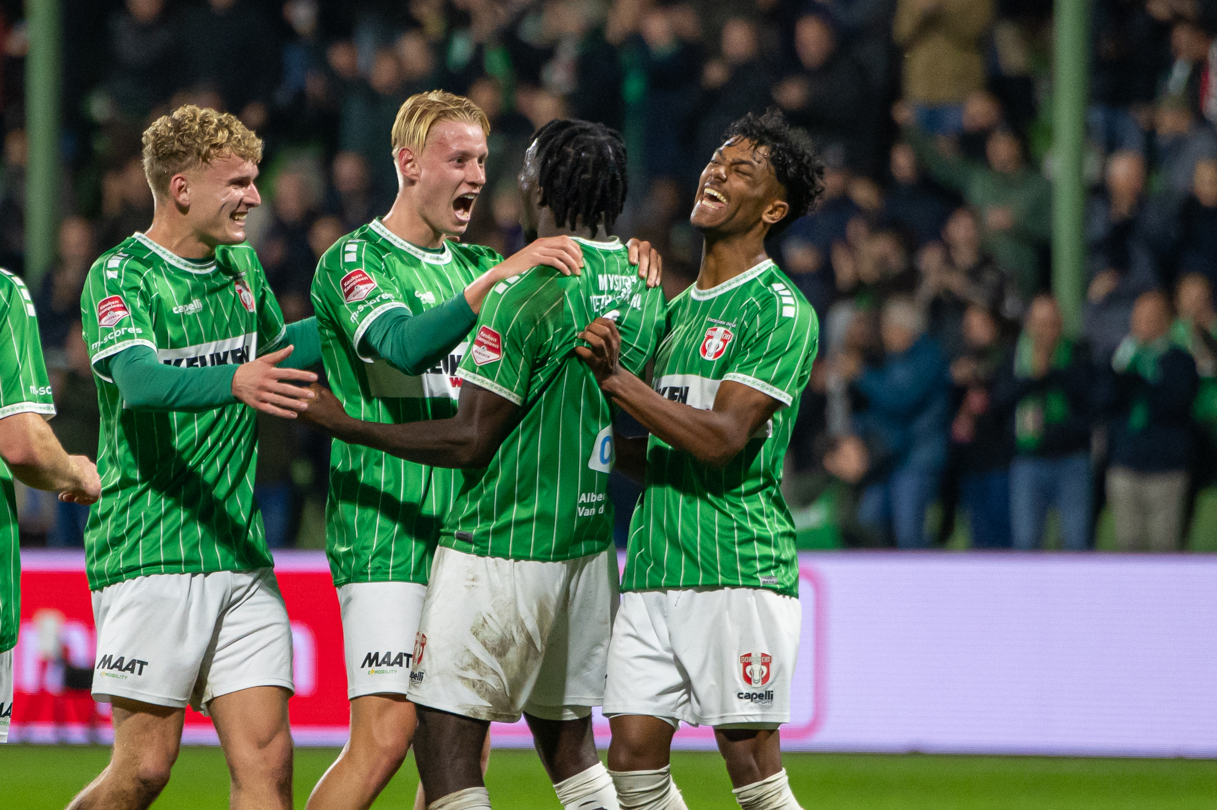 Verhuurde Feyenoorders • Jaden Slory opnieuw genomineerd voor Doelpunt van de week in de KKD