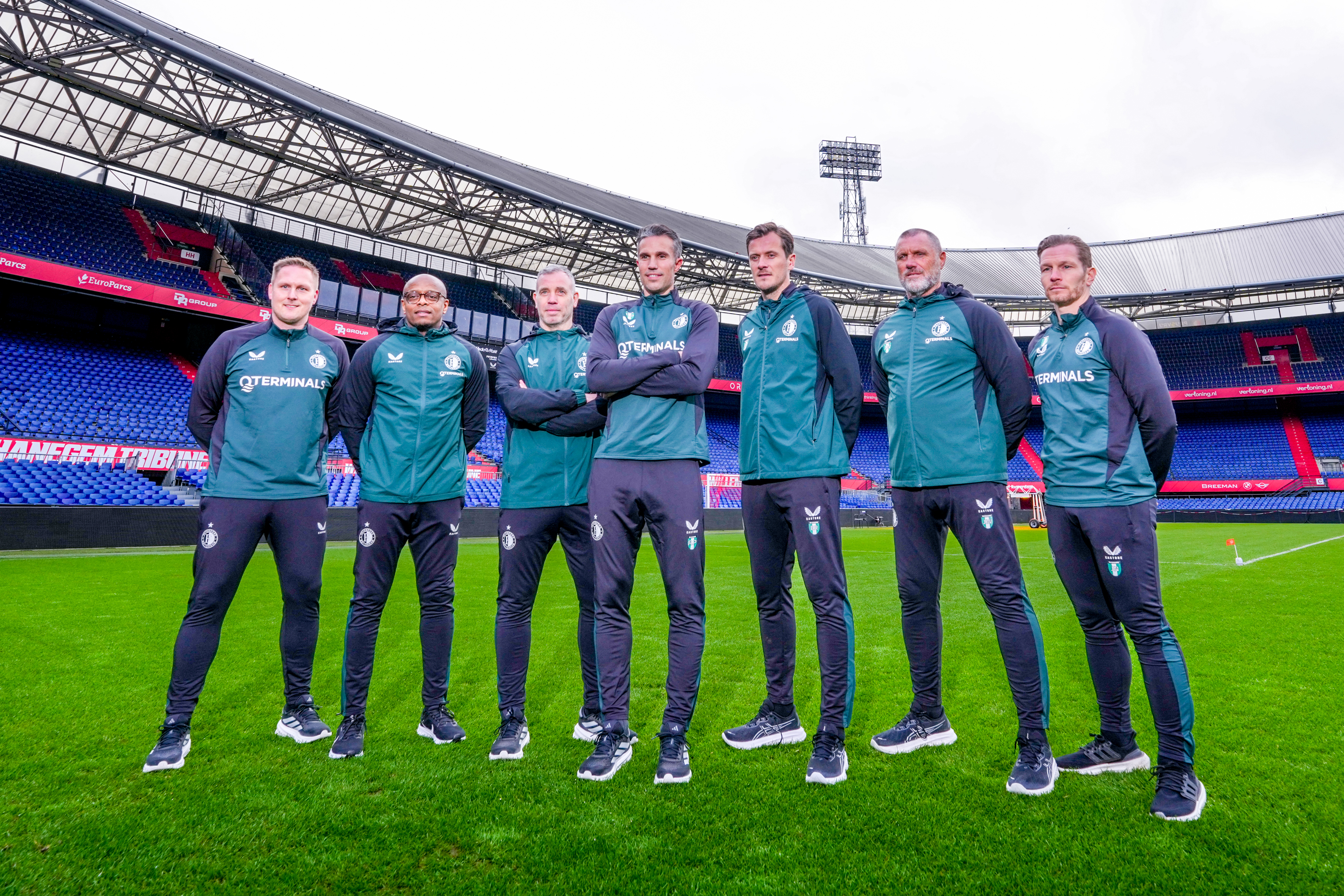 Voorstelrondje: dit is de staf van Feyenoord onder Van Persie