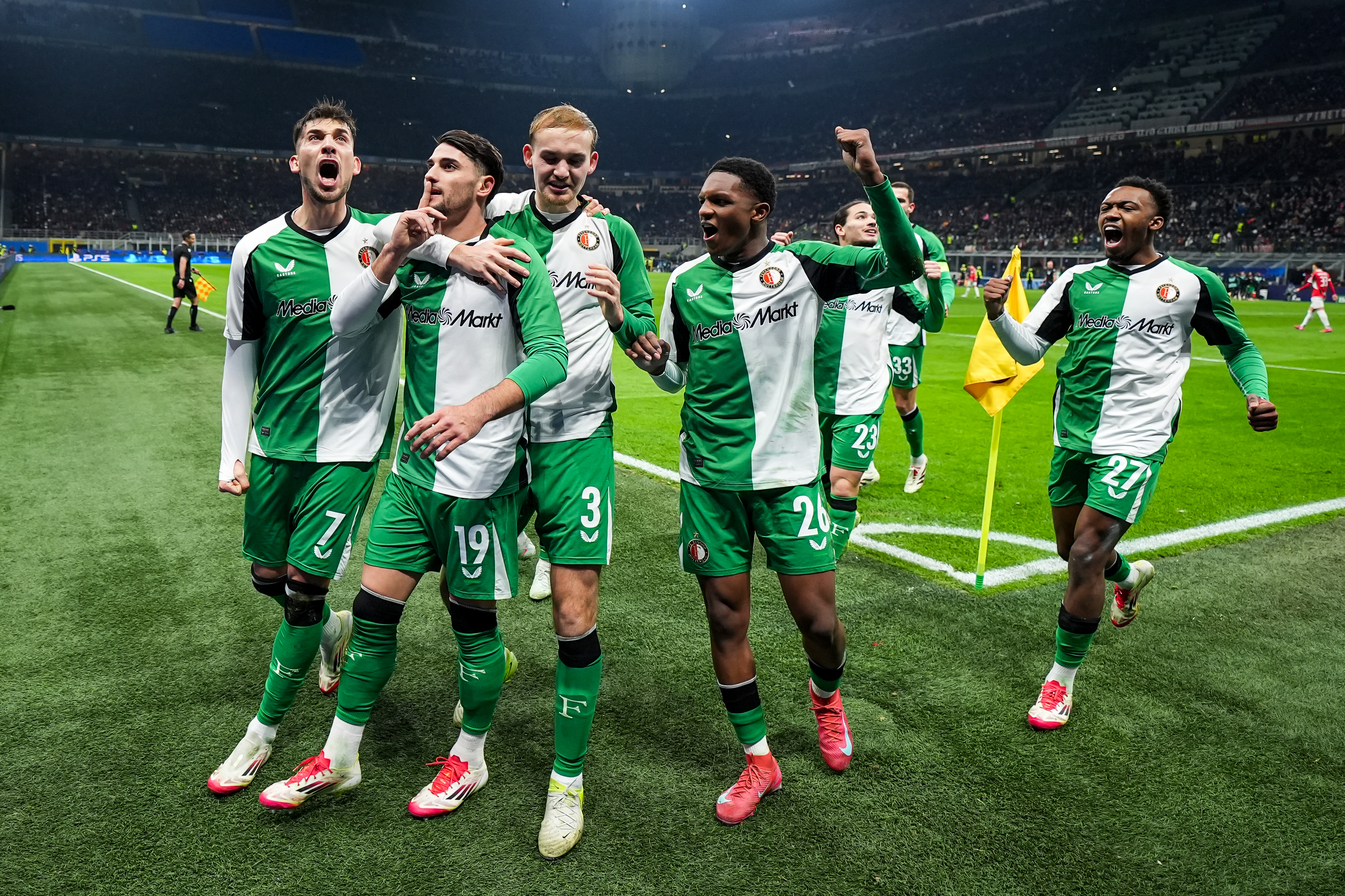 Data geven Feyenoord minste kans op behalen kwartfinale en eindwinst