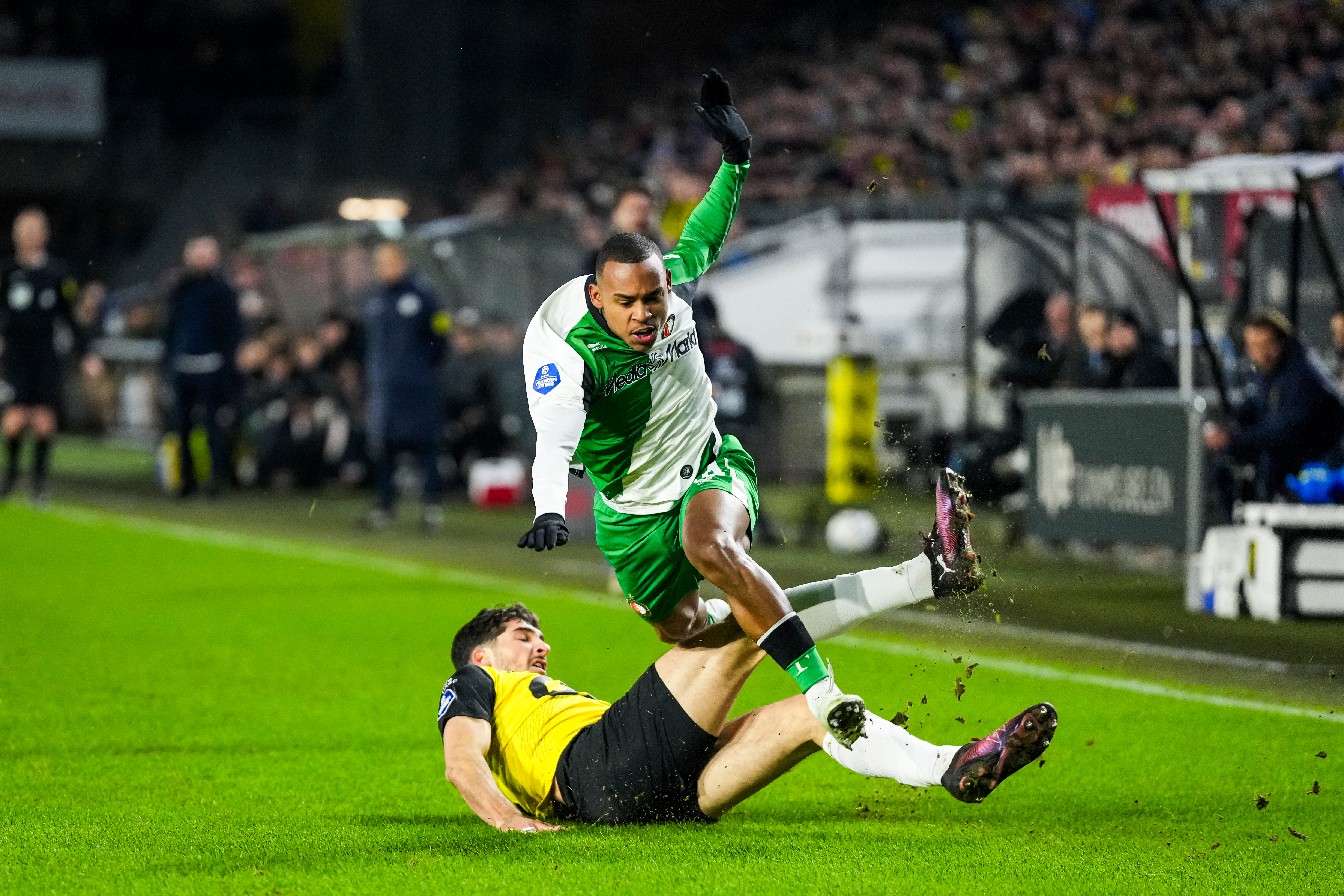 Feyenoord speelt gelijk in Breda en verzuimt te profiteren van puntverlies concurrentie