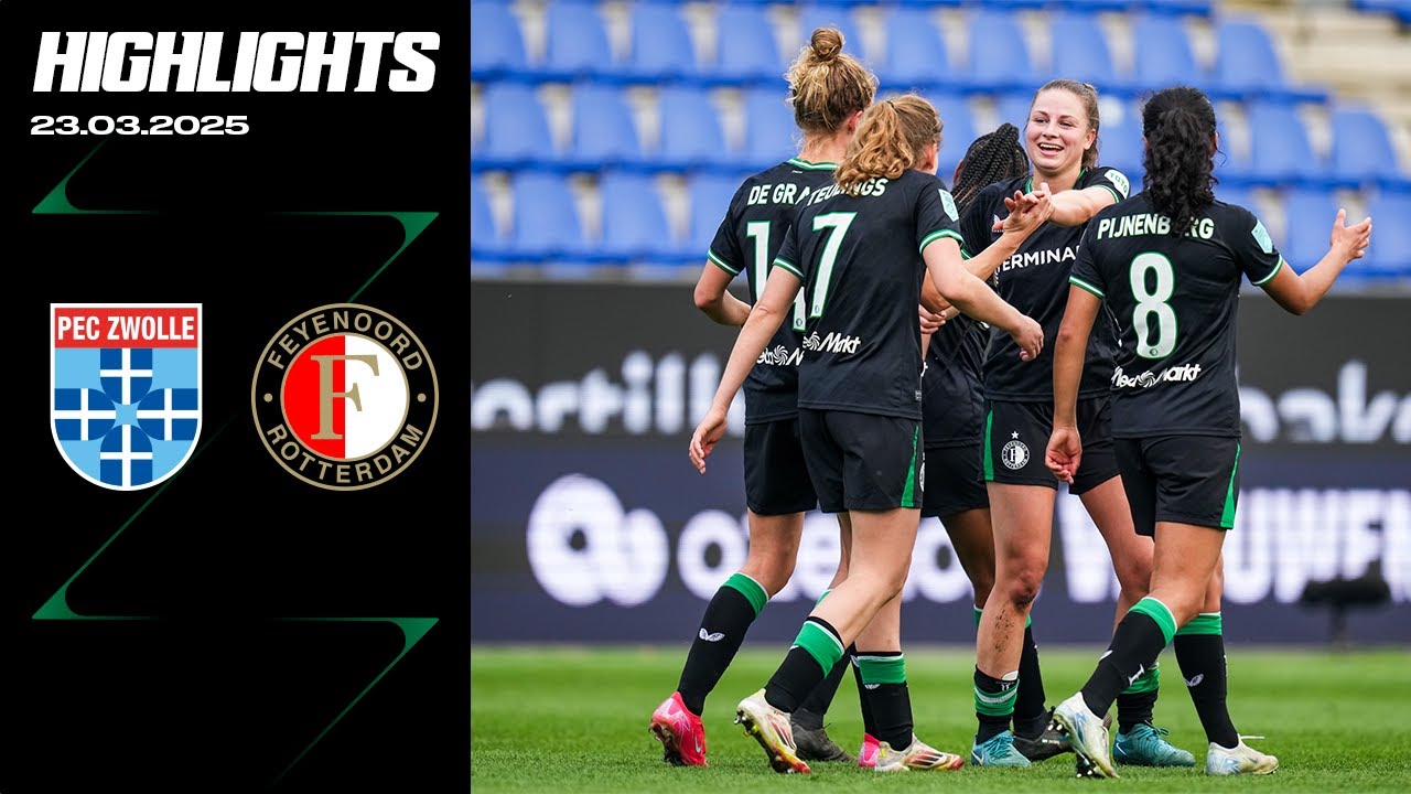 Highlights • PEC Zwolle - Feyenoord V1
