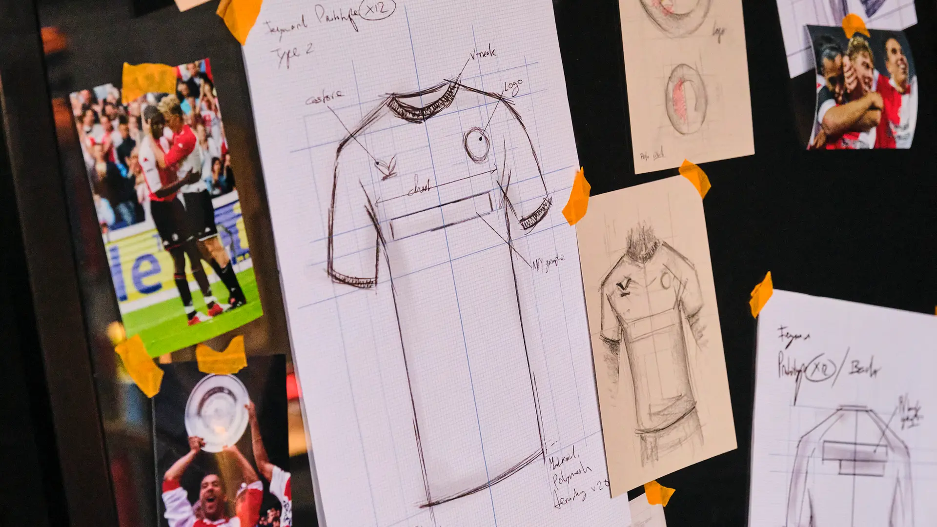 Het verhaal achter het Twaalfde Shirt: zo worden Feyenoord-shirts onworpen