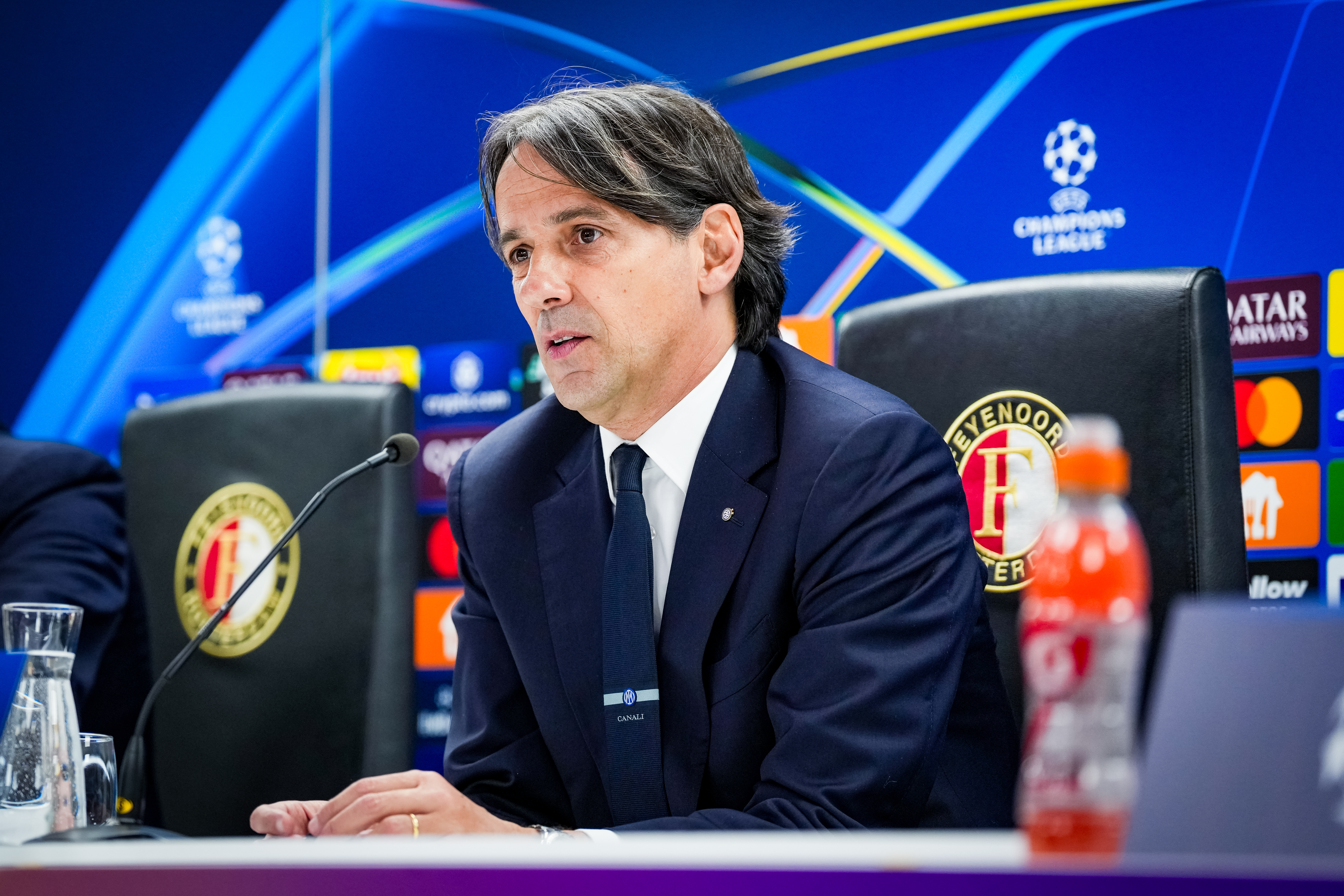 Inzaghi blijft ondanks nieuwe blessures bij Inter gefocust op return tegen Feyenoord