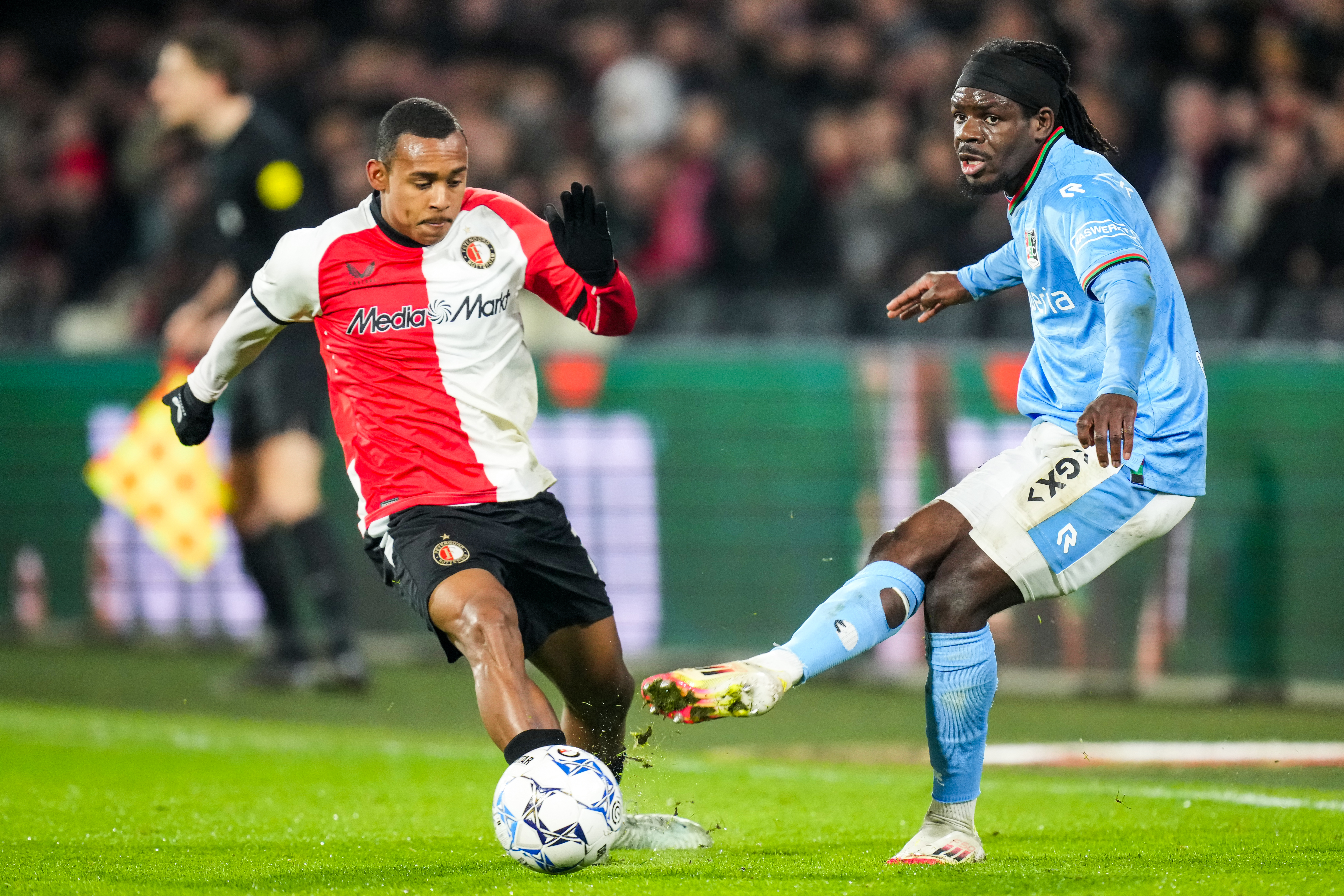 Feyenoord speelt gelijk tegen N.E.C. en loopt zoveelste puntenverlies op