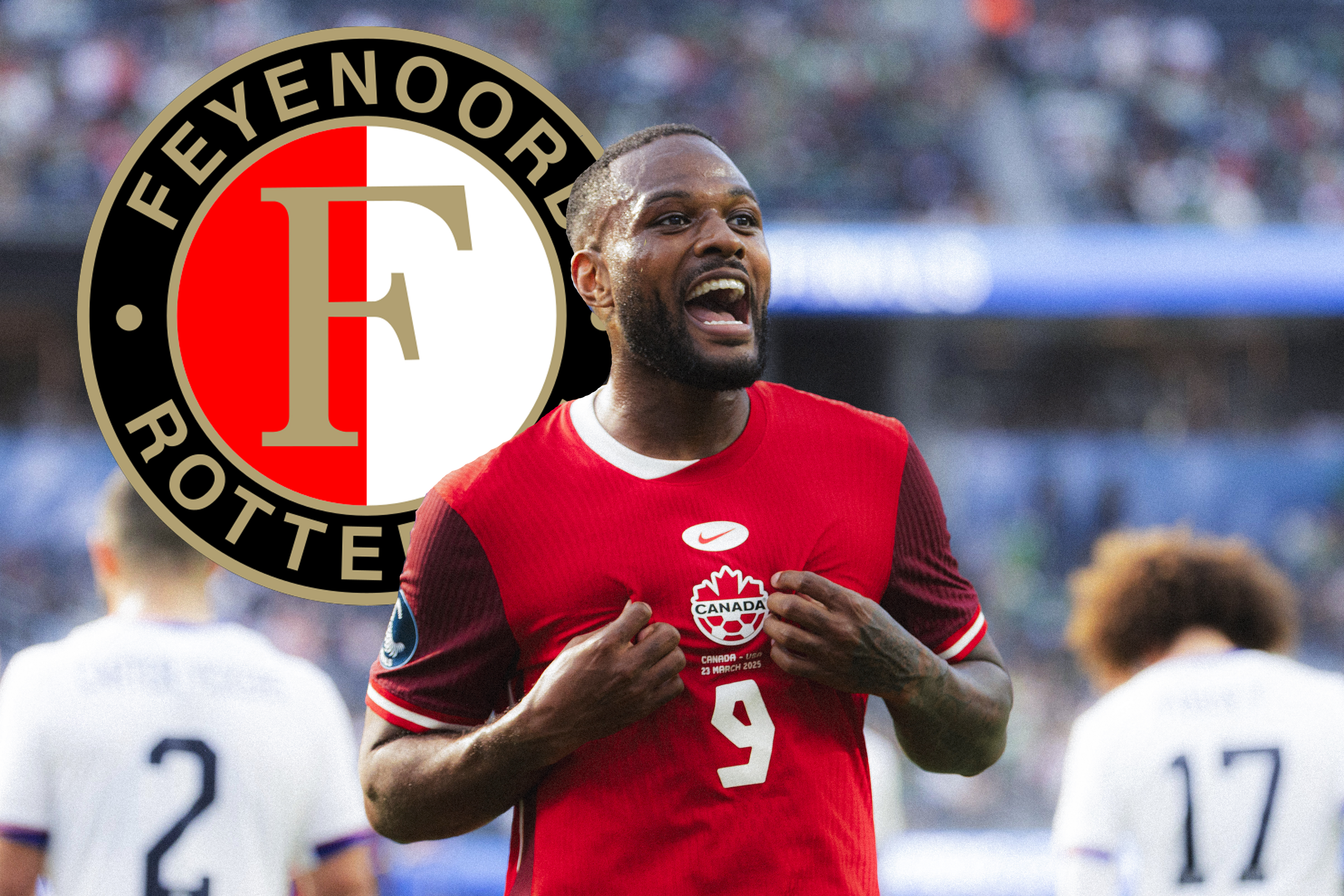 Larin verlaat trainingskamp Canada vanwege familieomstandigheden; deal met Feyenoord afgerond