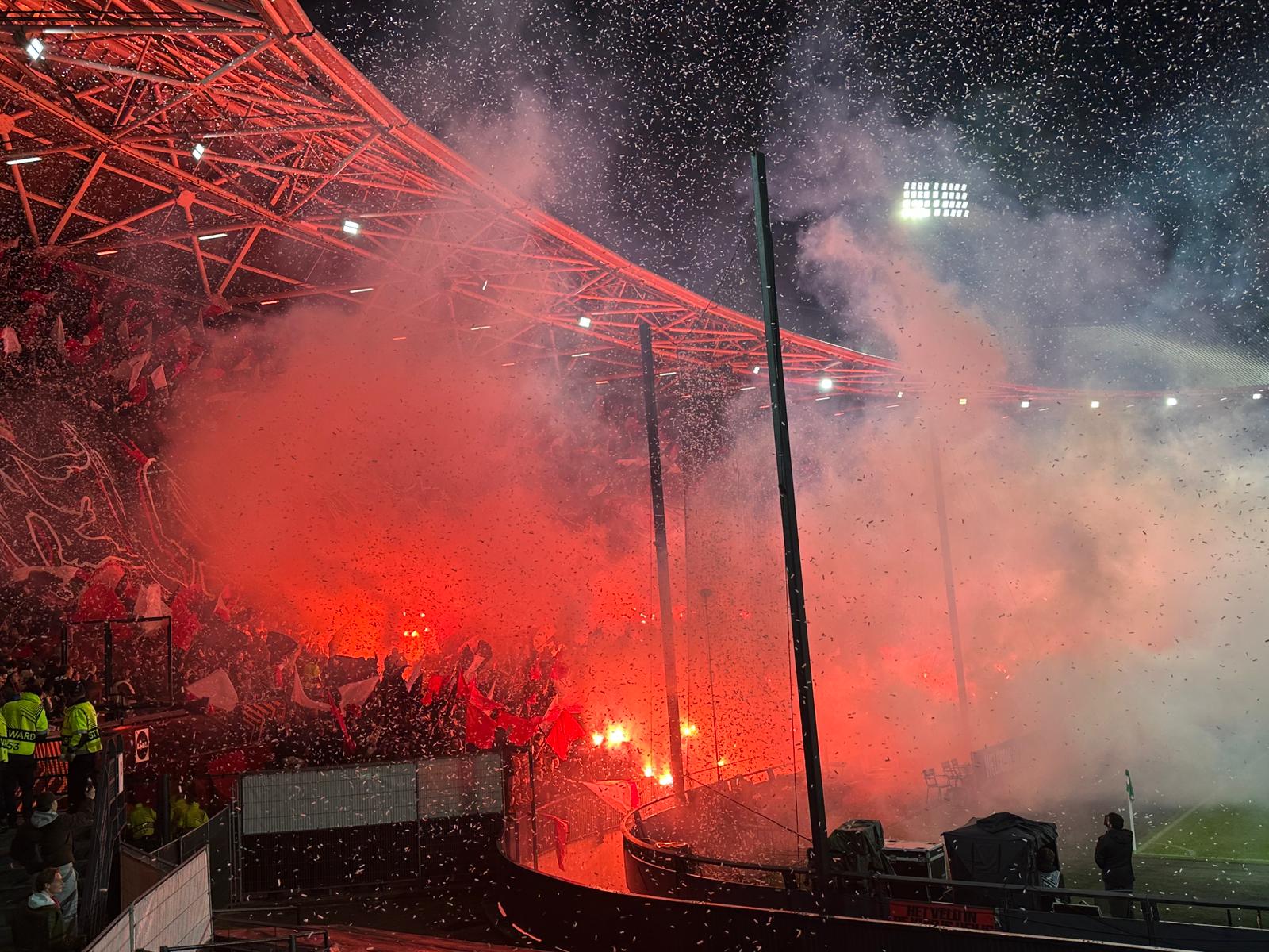 Vuurwerk in de De Kuip: lege tribune dreigt in volgend Europese thuisduel