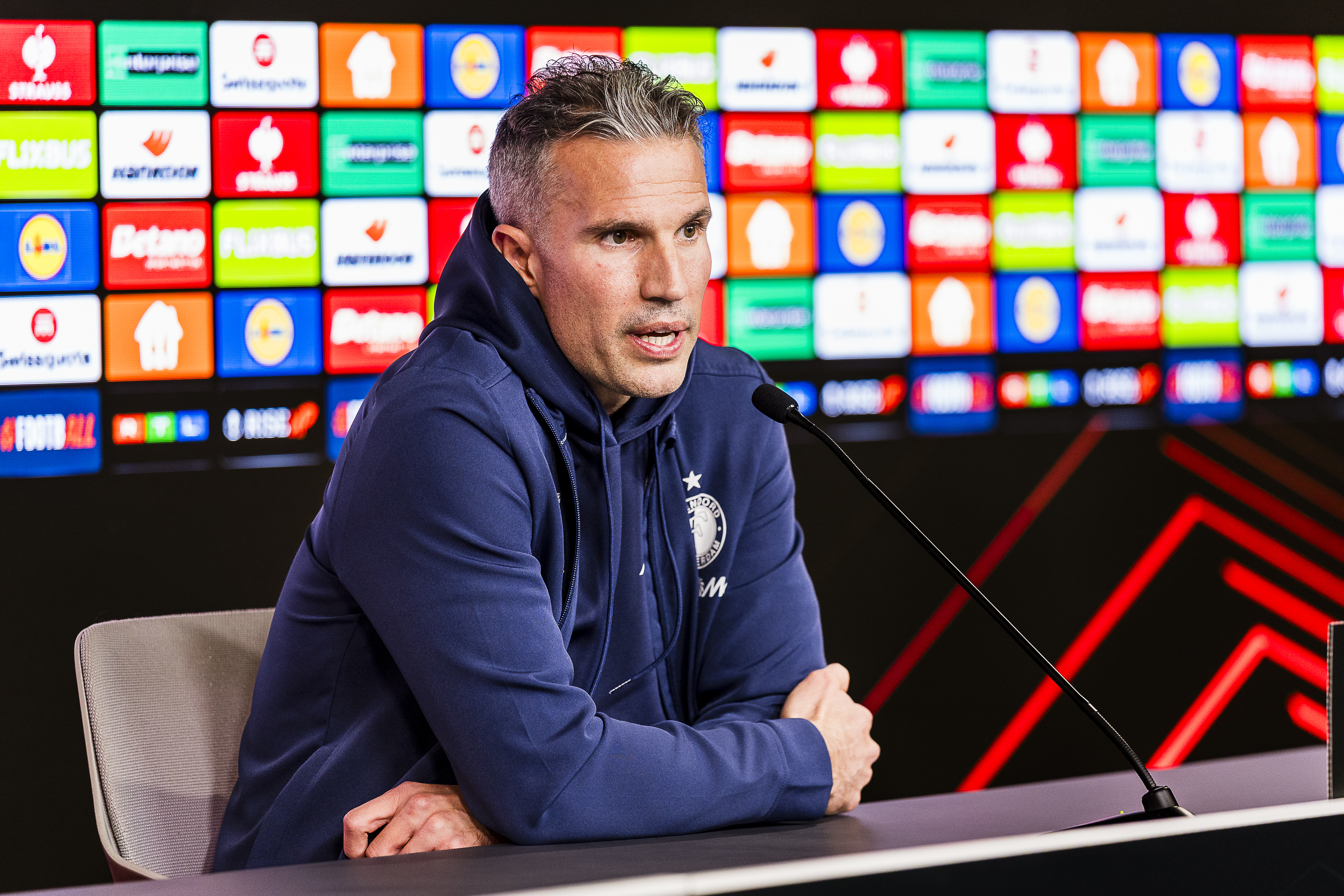 Robin van Persie | Persconferentie Europa League