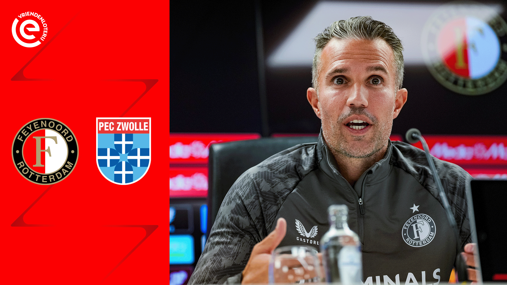 [LIVE 14:30] Van Persie blikt vooruit op zaterdagavondwedstrijd tegen Zwolle