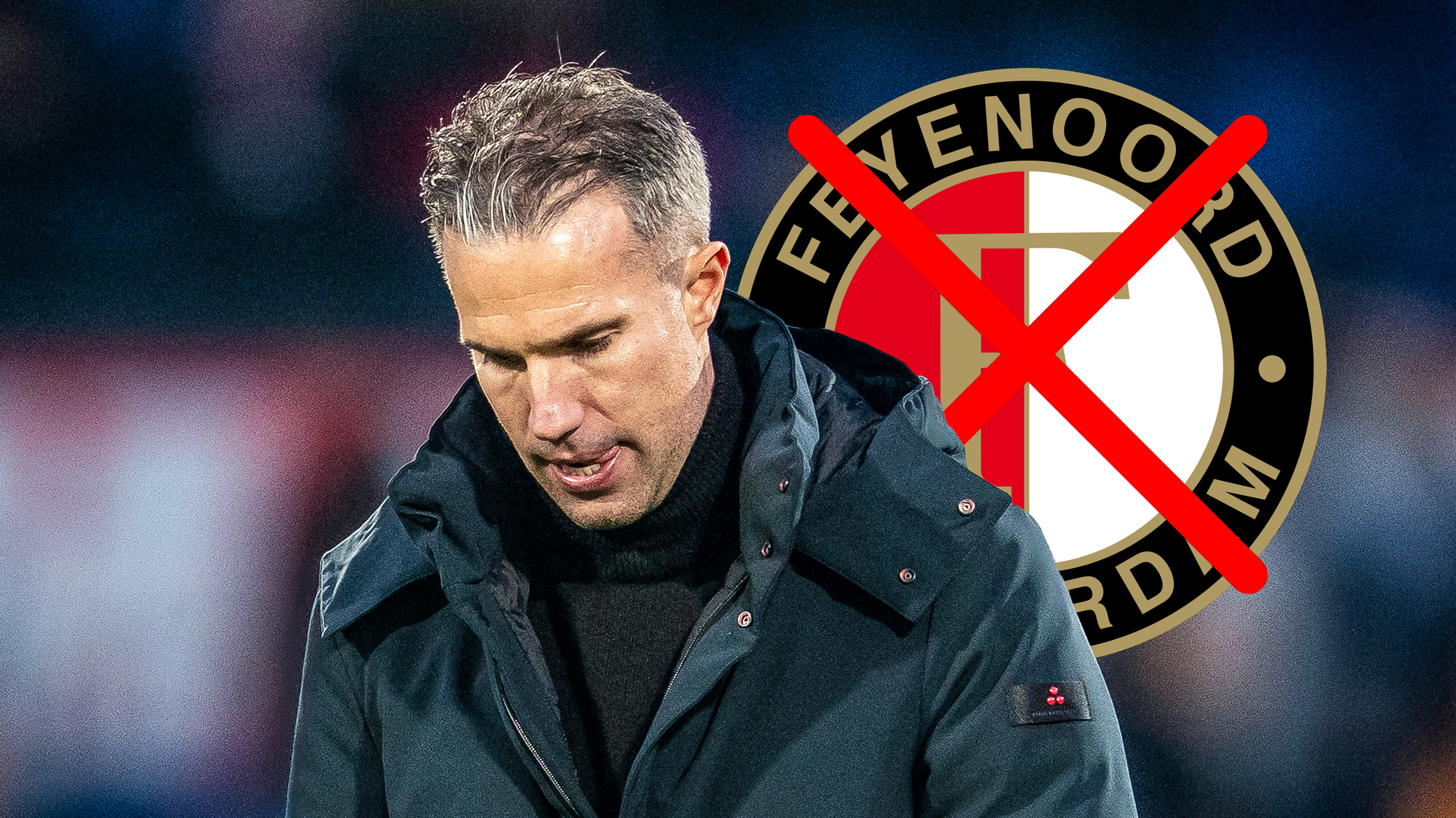Robin van Persie per direct ontslagen bij Feyenoord