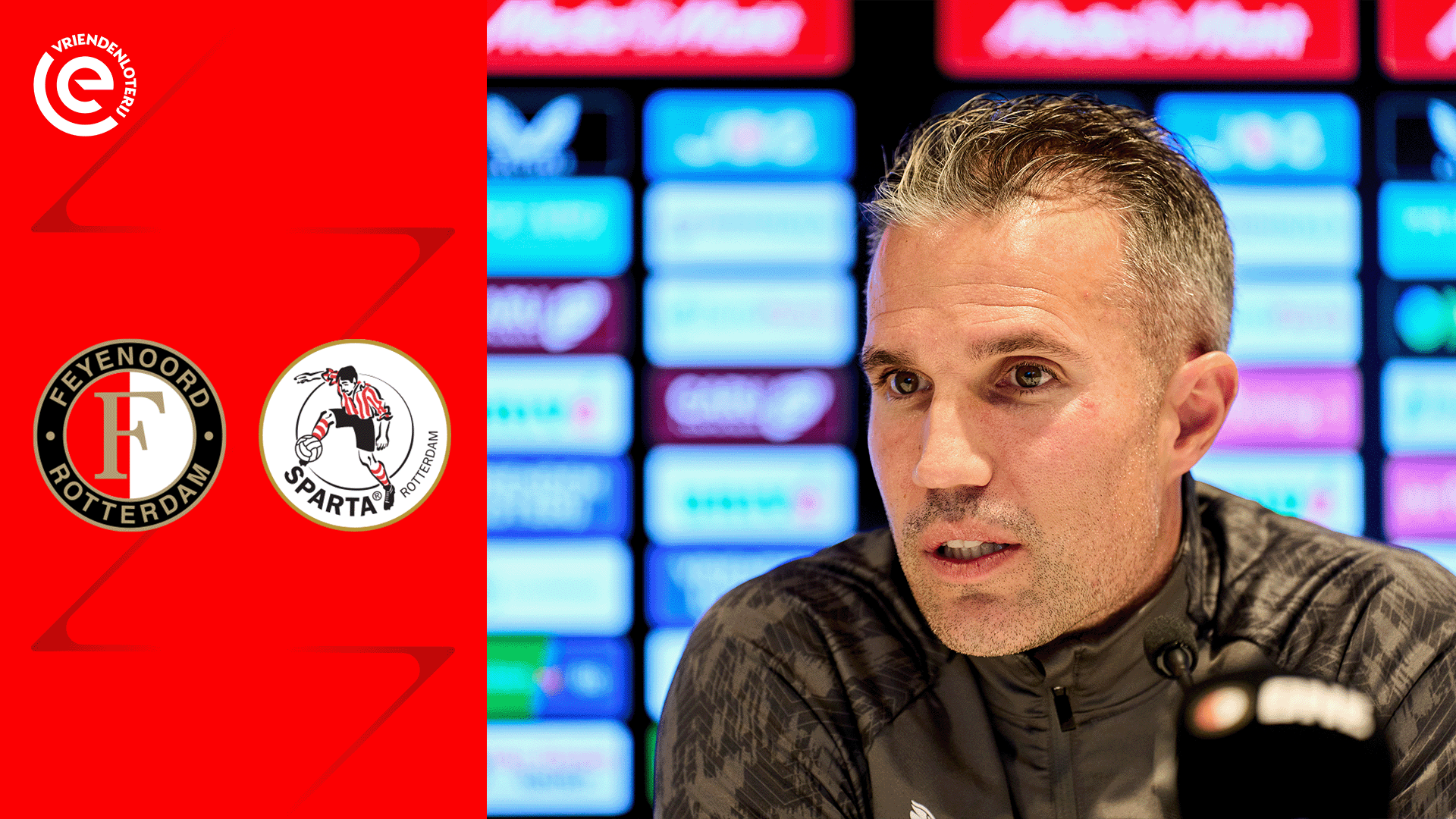 [LIVE 14:30] Persmoment Van Persie in aanloop naar stadsderby