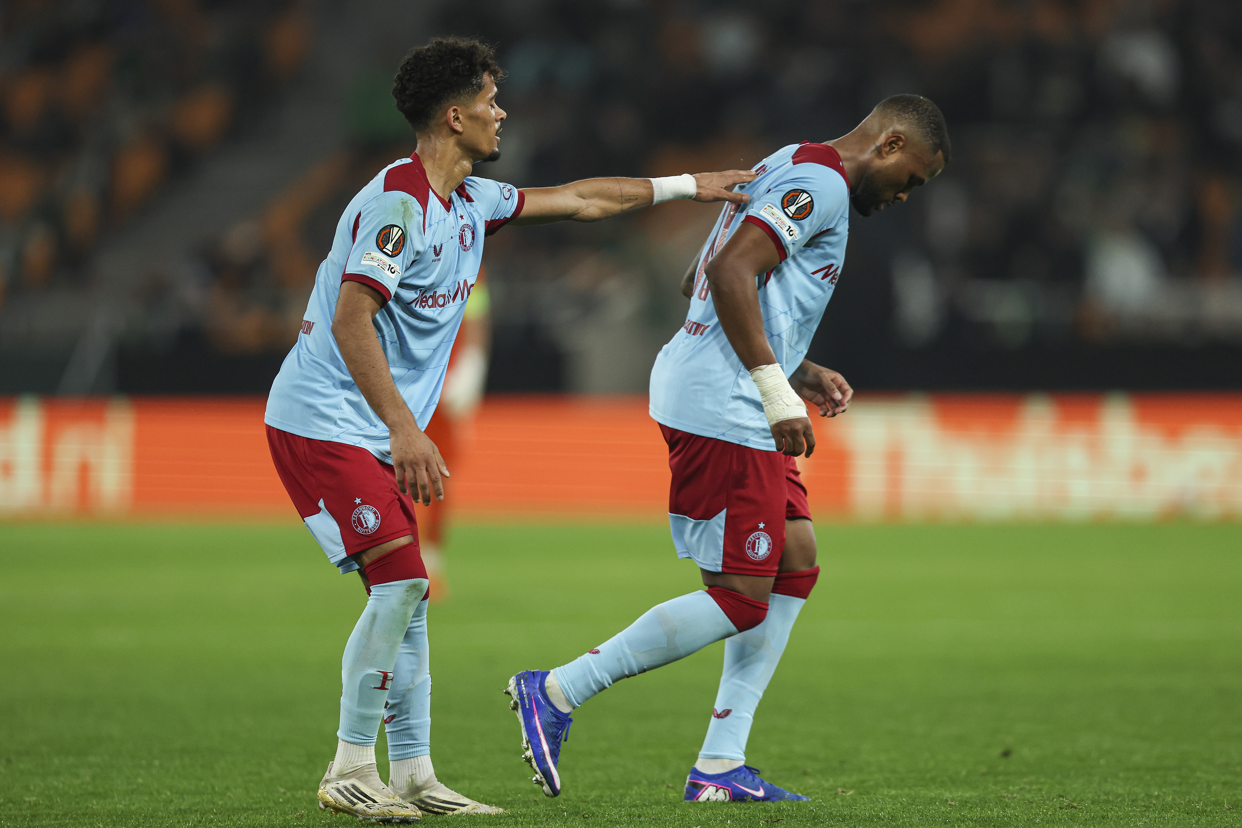 Cyle Larin en Goncalo Borges