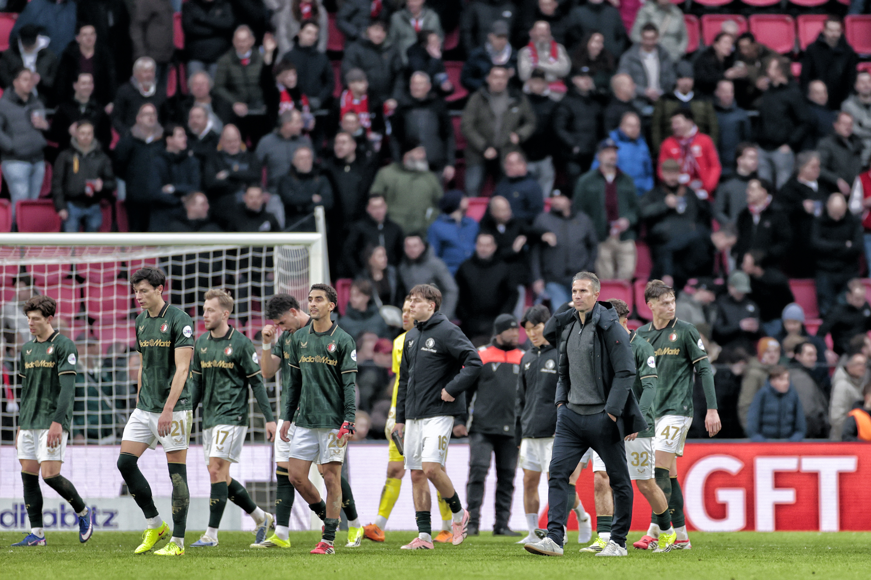 Data bevestigen wat iedereen kon zien: Feyenoord op alle vlakken overklast