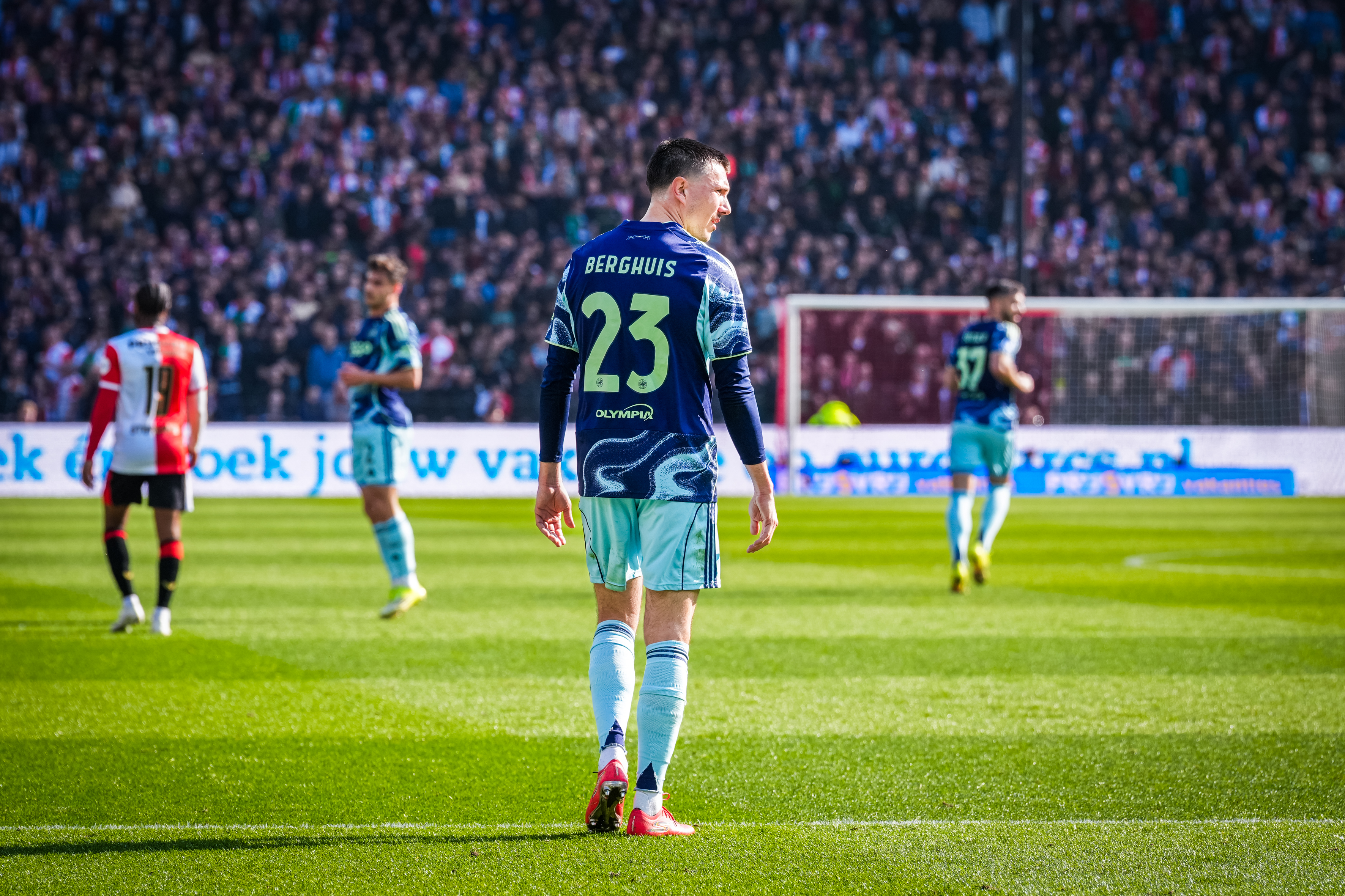 Berghuis na Klassieker in de Kuip: "Altijd moeilijk om hier te komen"
