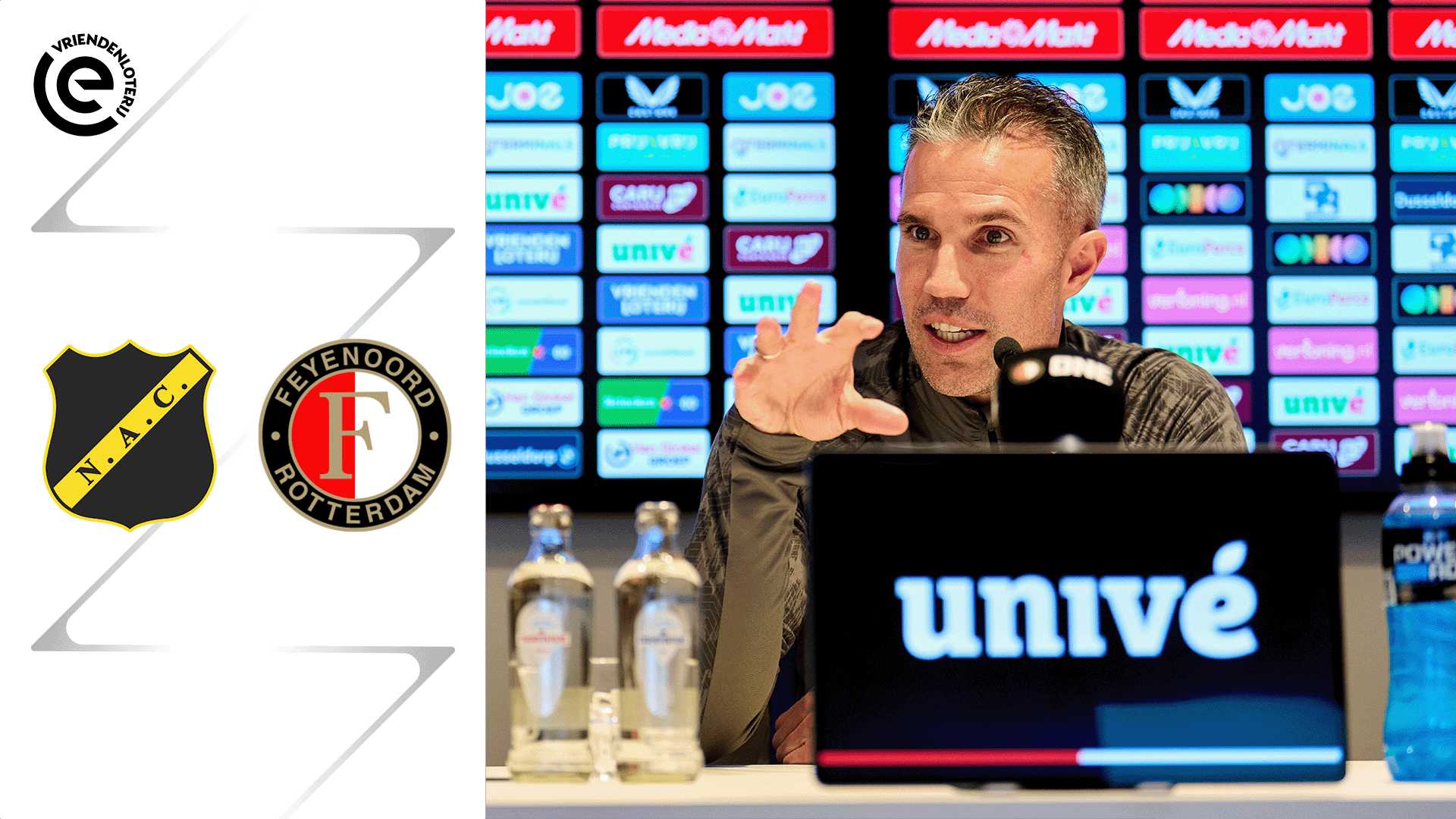 [LIVE 14:30] Persconferentie Van Persie in aanloop naar NAC-uit