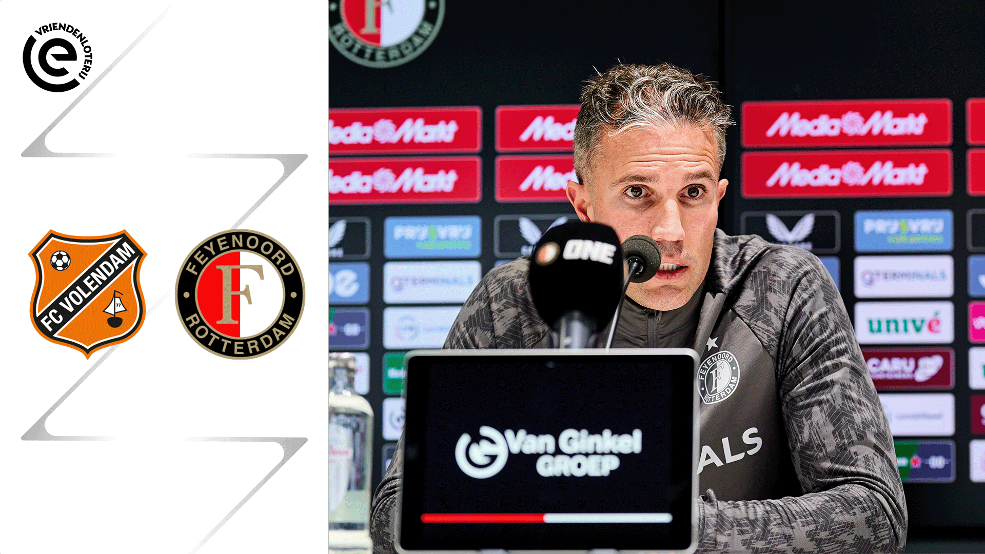 [LIVE 14:30] Van Persie blikt vooruit op Eredivisie-hervatting in Volendam