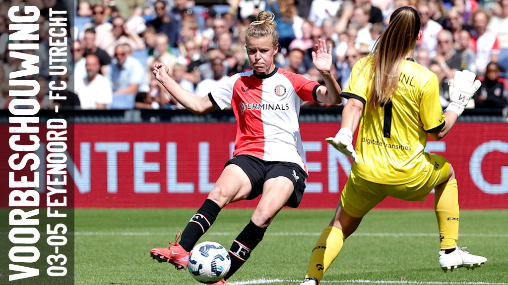 Kraker tegen FC Utrecht vrouwen in De Kuip