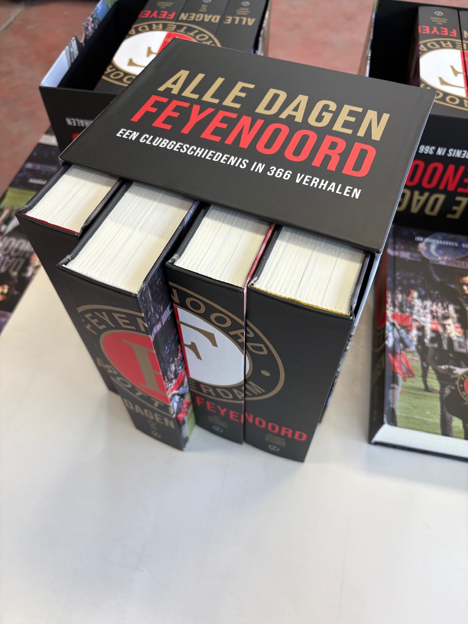 Enthousiasme over boekenset ‘Alle Dagen Feyenoord’