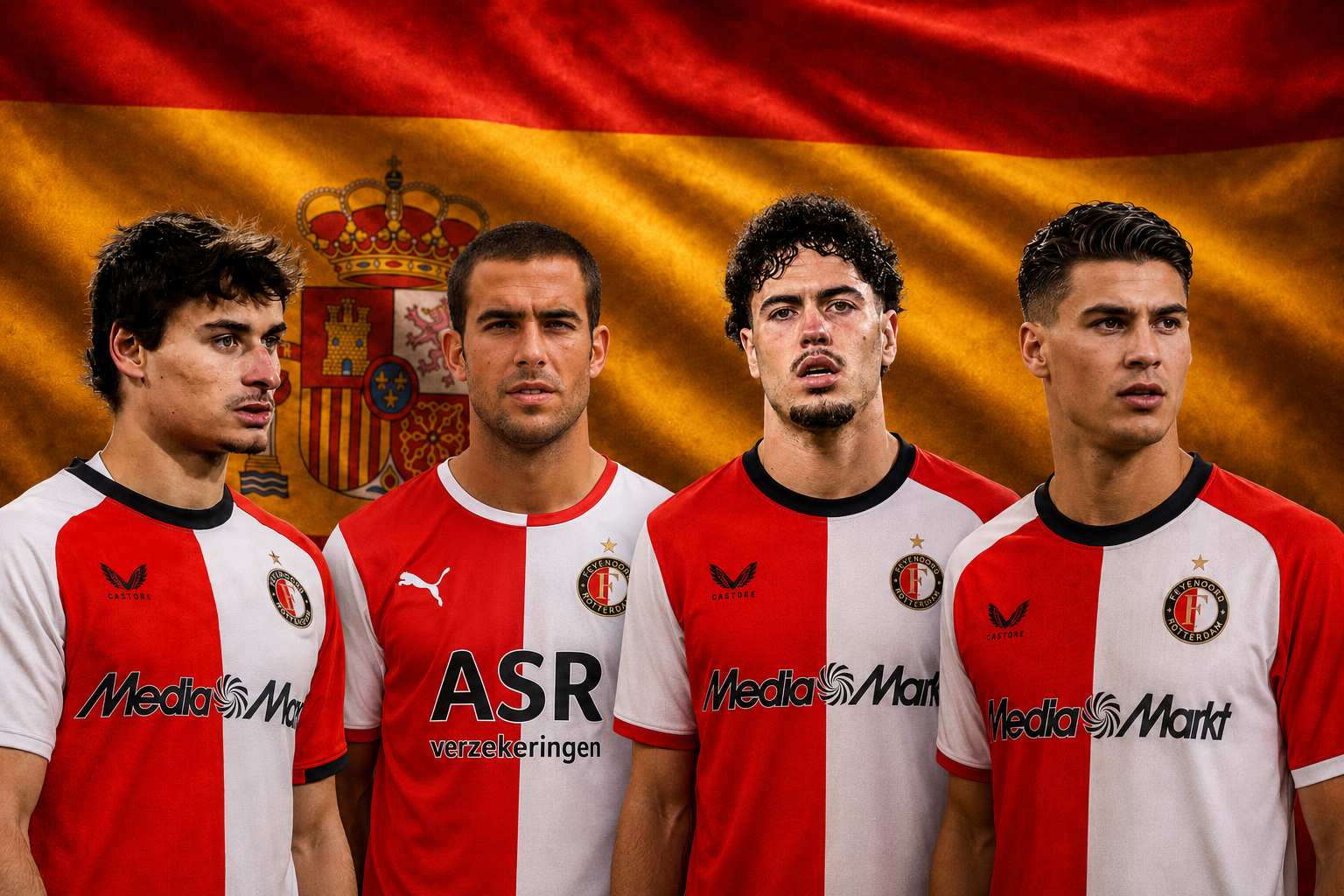 Feyenoord verdubbelt in één dag zijn Spaanse historie