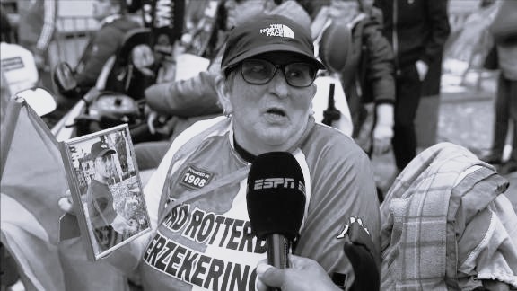 Feyenoordsupporter Hannie Sneepels op 63-jarige leeftijd overleden