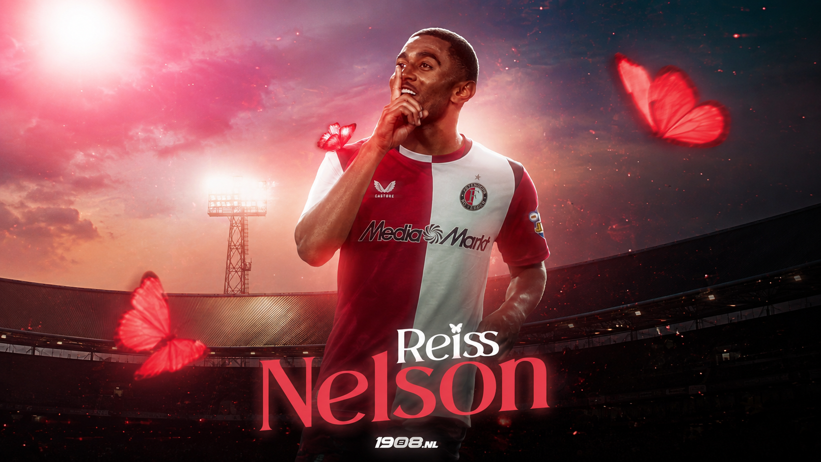 Feyenoord heeft buitenspeler eindelijk binnen: Reiss Nelson gepresenteerd