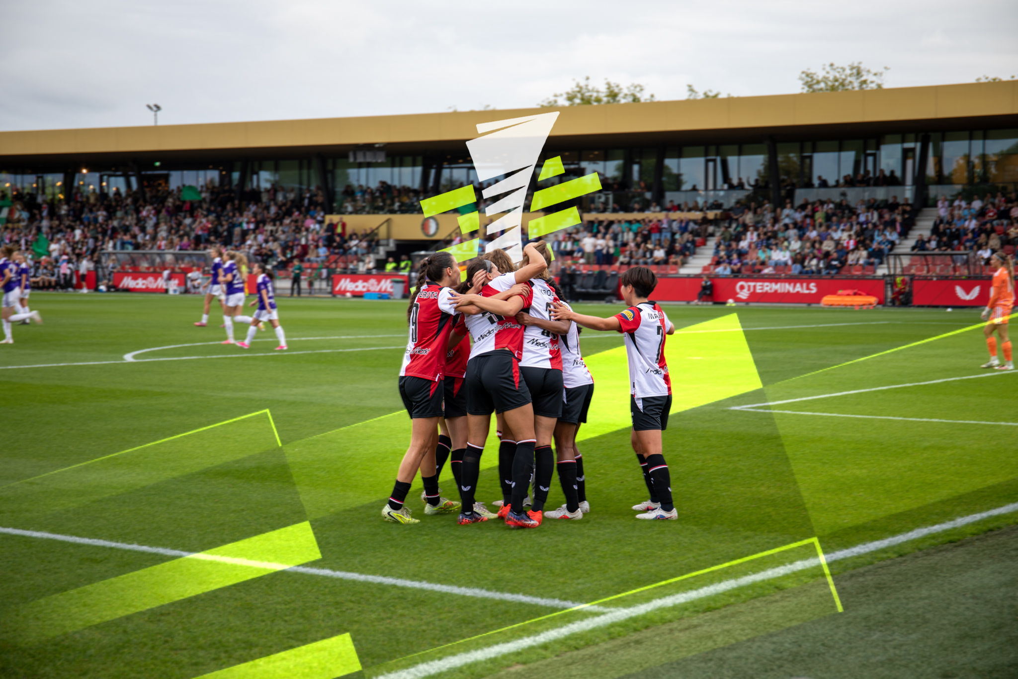Feyenoord Vrouwen plaatsen zich voor achtste finales Europa Cup