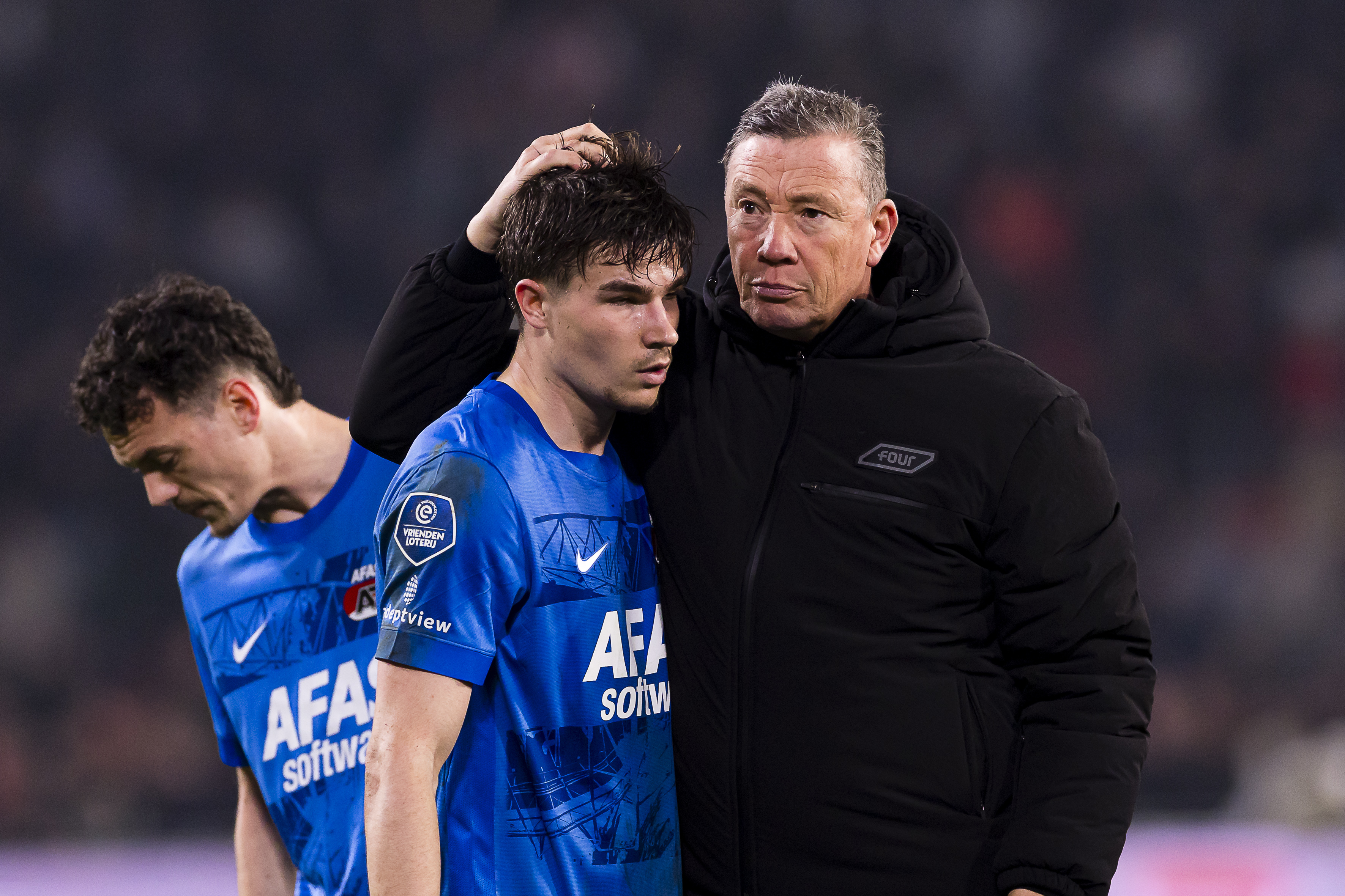 AZ-trainer Echteld voor kraker tegen Feyenoord: 