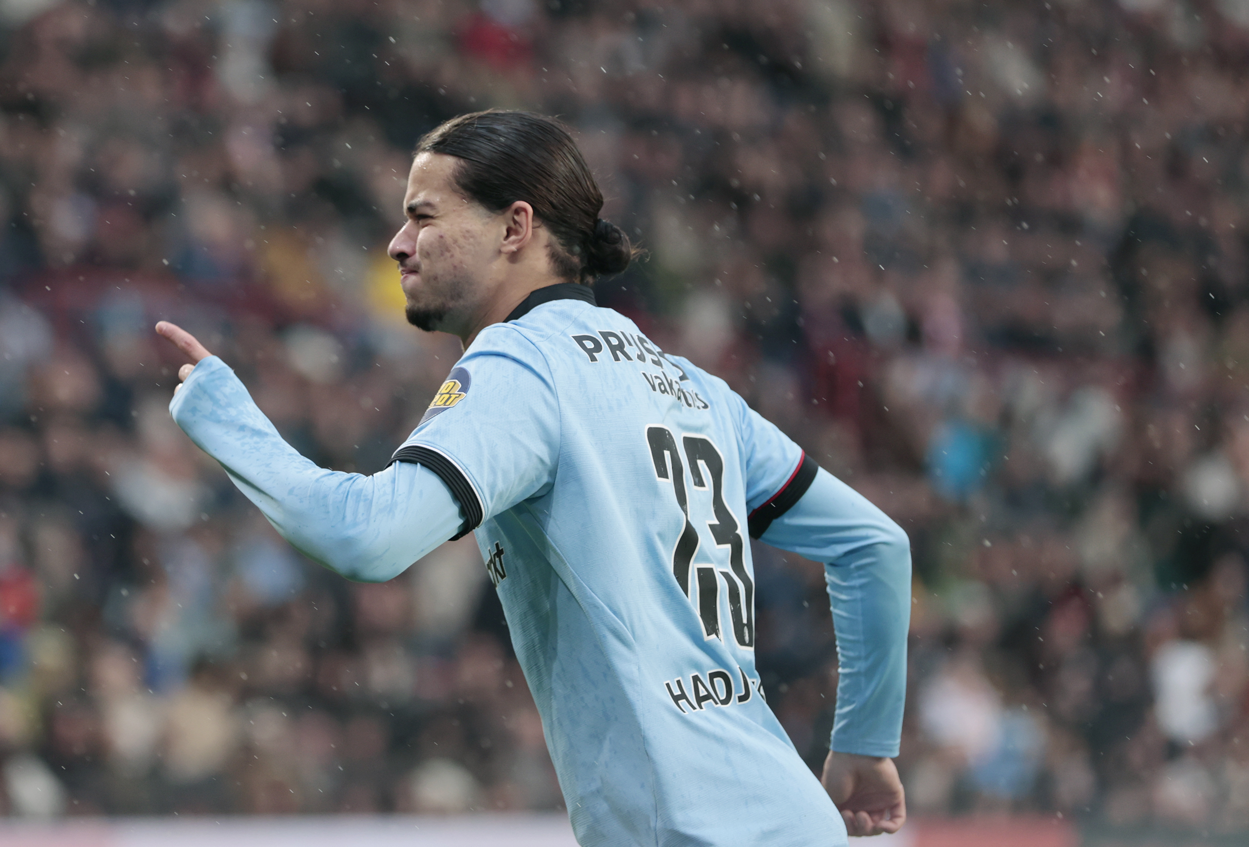 Hadj Moussa na gelijkspel tegen PSV: “Het is hier een goed punt”