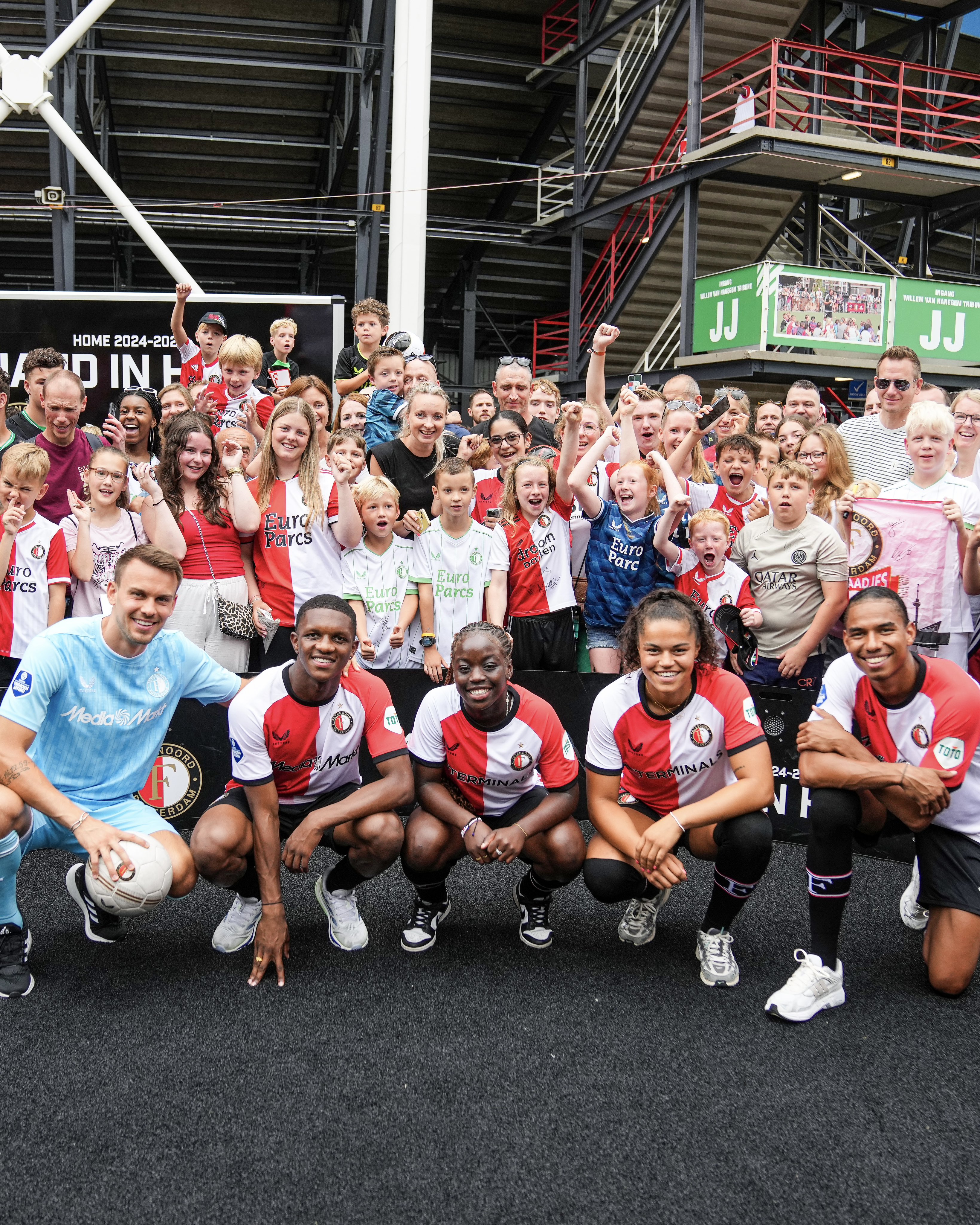 Feyenoord Festival met de Feyenoord vrouwen