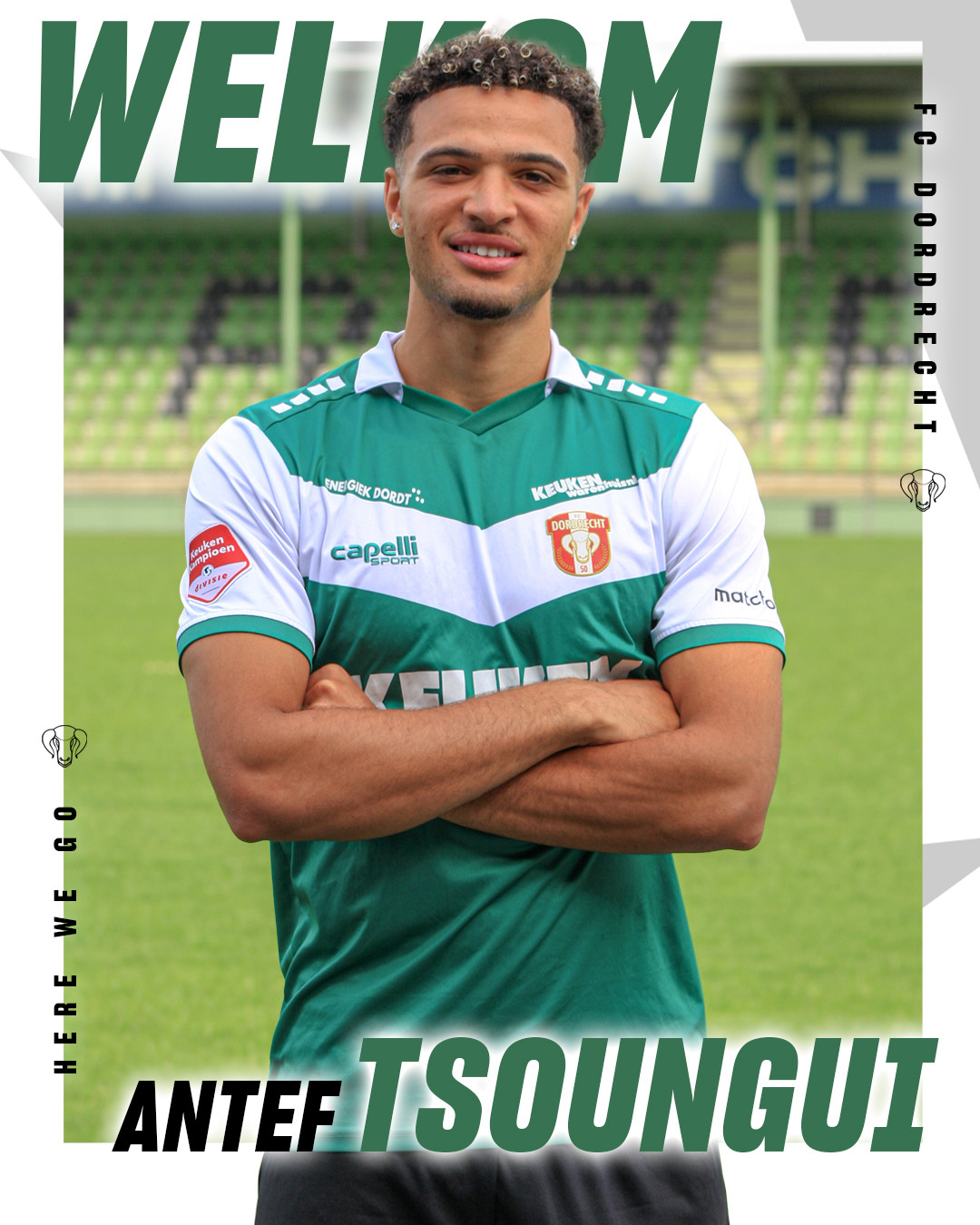 FC Dordrecht presenteert Antef Tsoungui