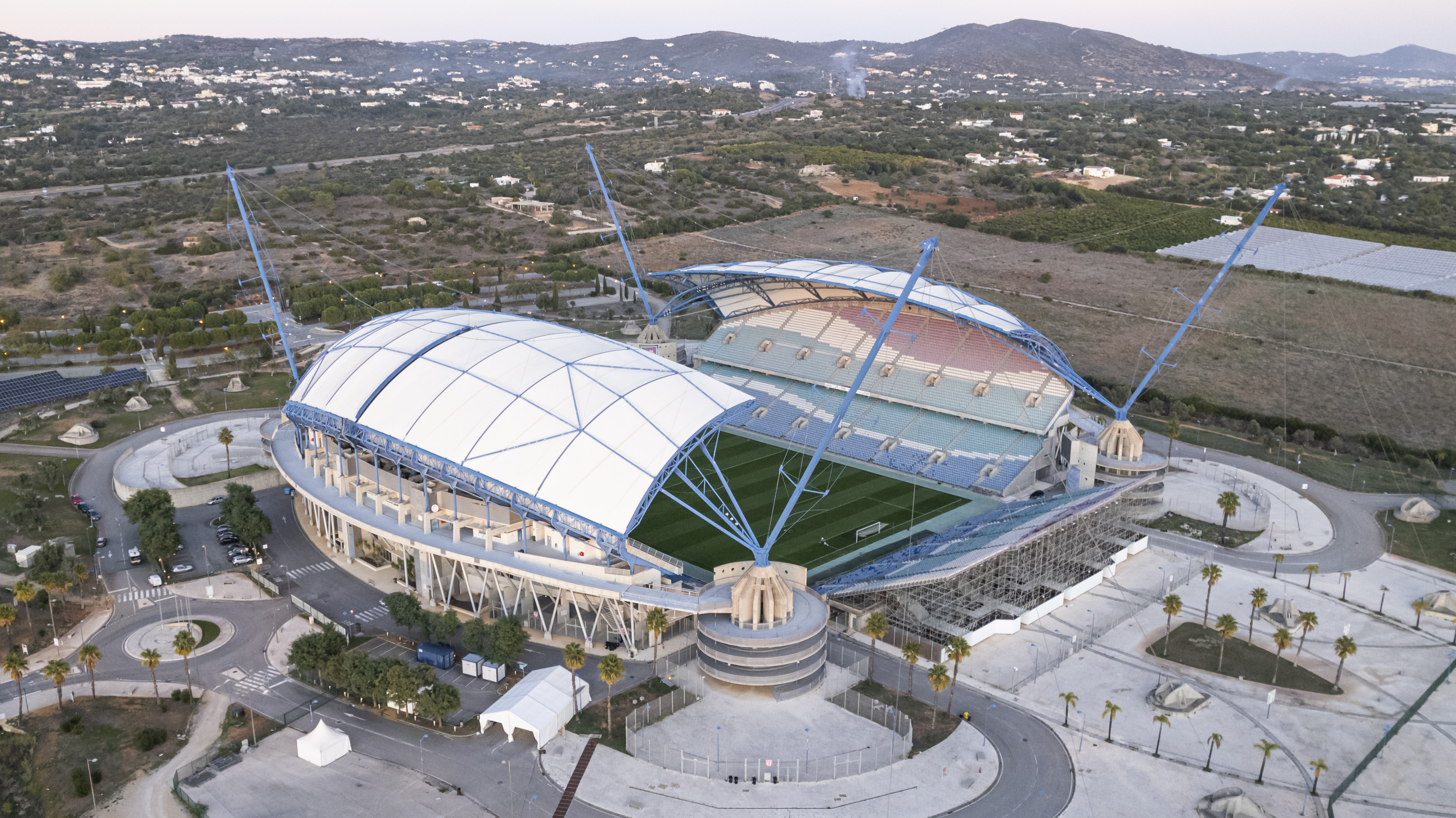 Feyenoord oefent in het Estádio Algarve